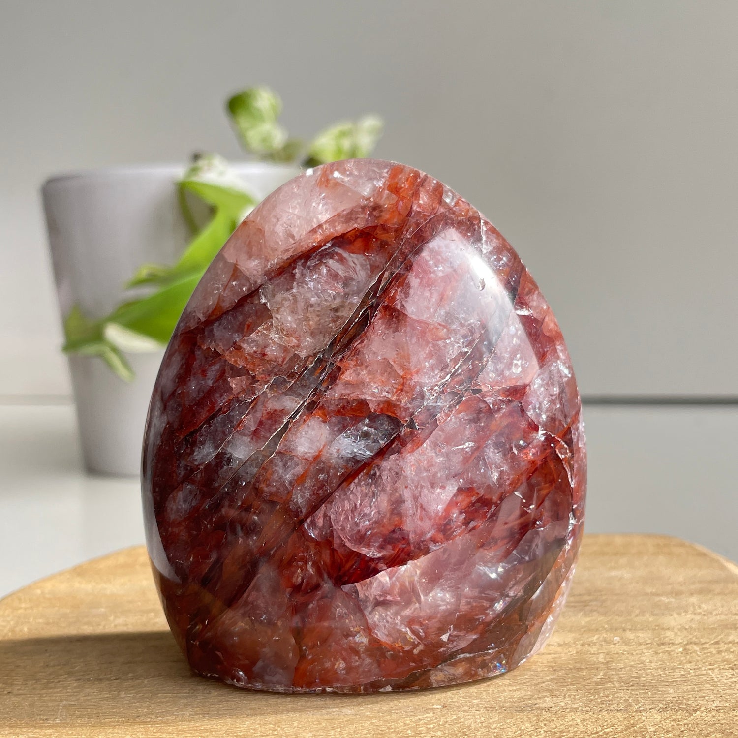 Fire Quartz Freeform 8.4cm