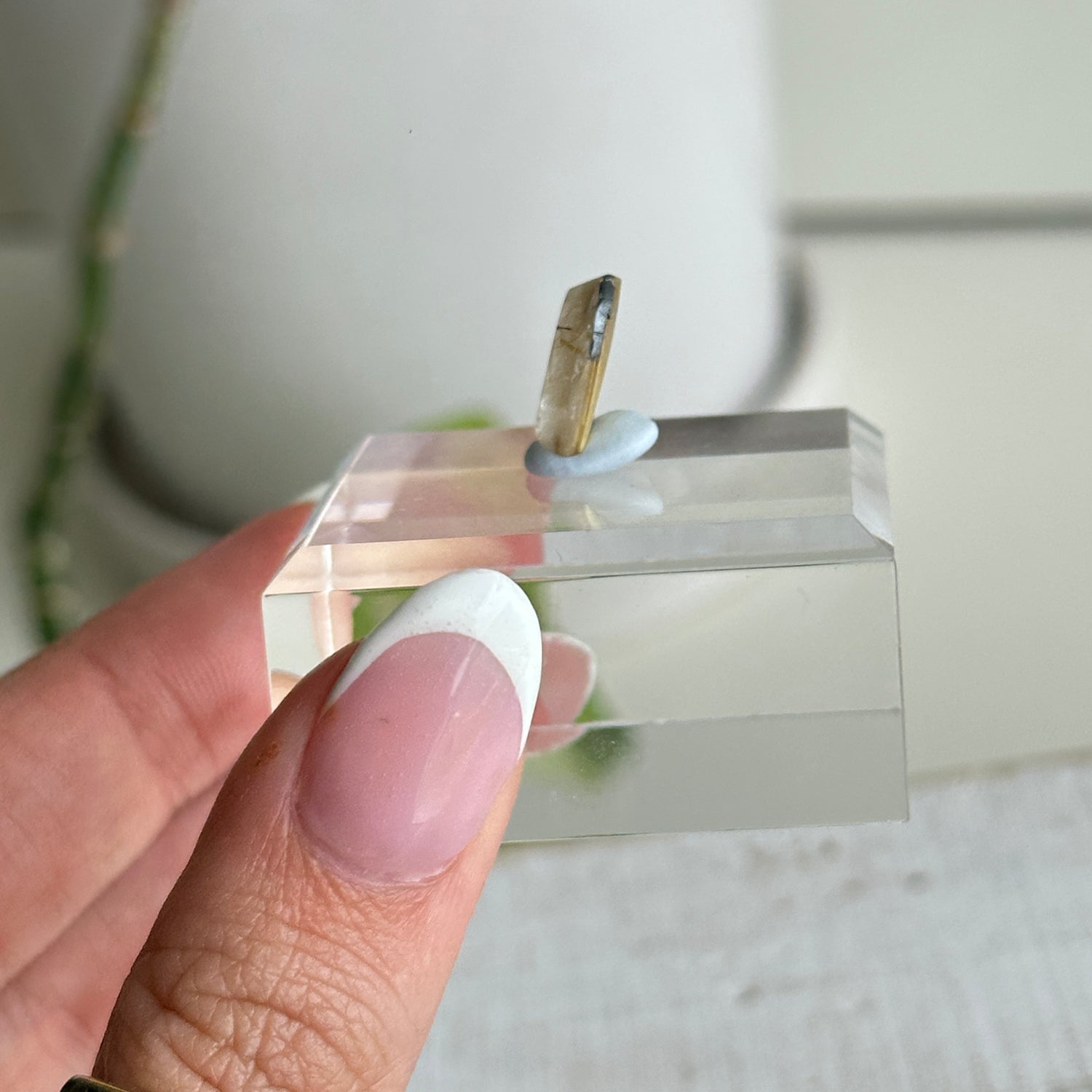 Rutilated Quartz Oval Pc