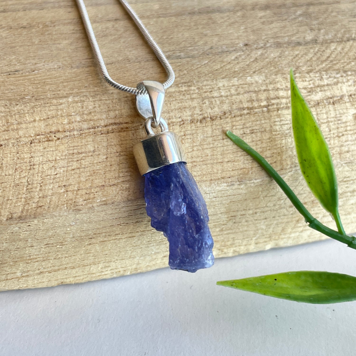 Tanzanite Rough Pendant