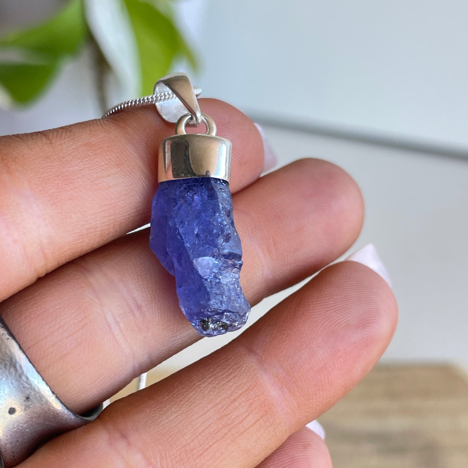 Tanzanite Rough Pendant