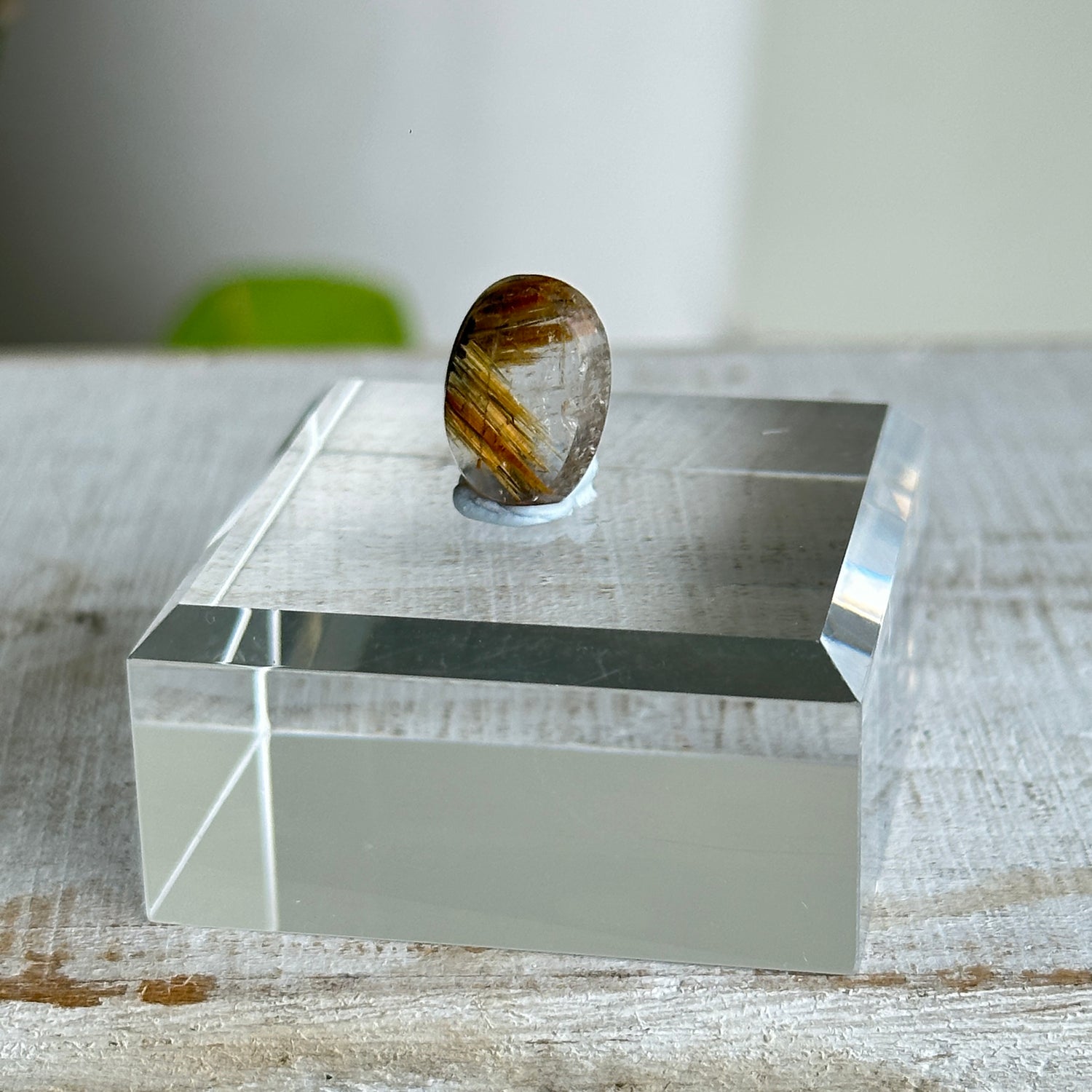Rutilated Quartz Oval Pc