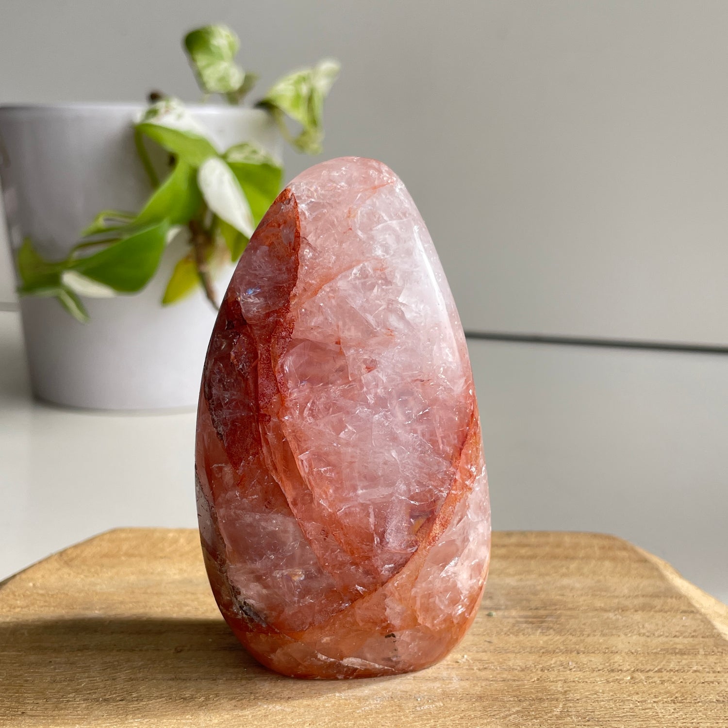 Fire Quartz Freeform 9.8cm