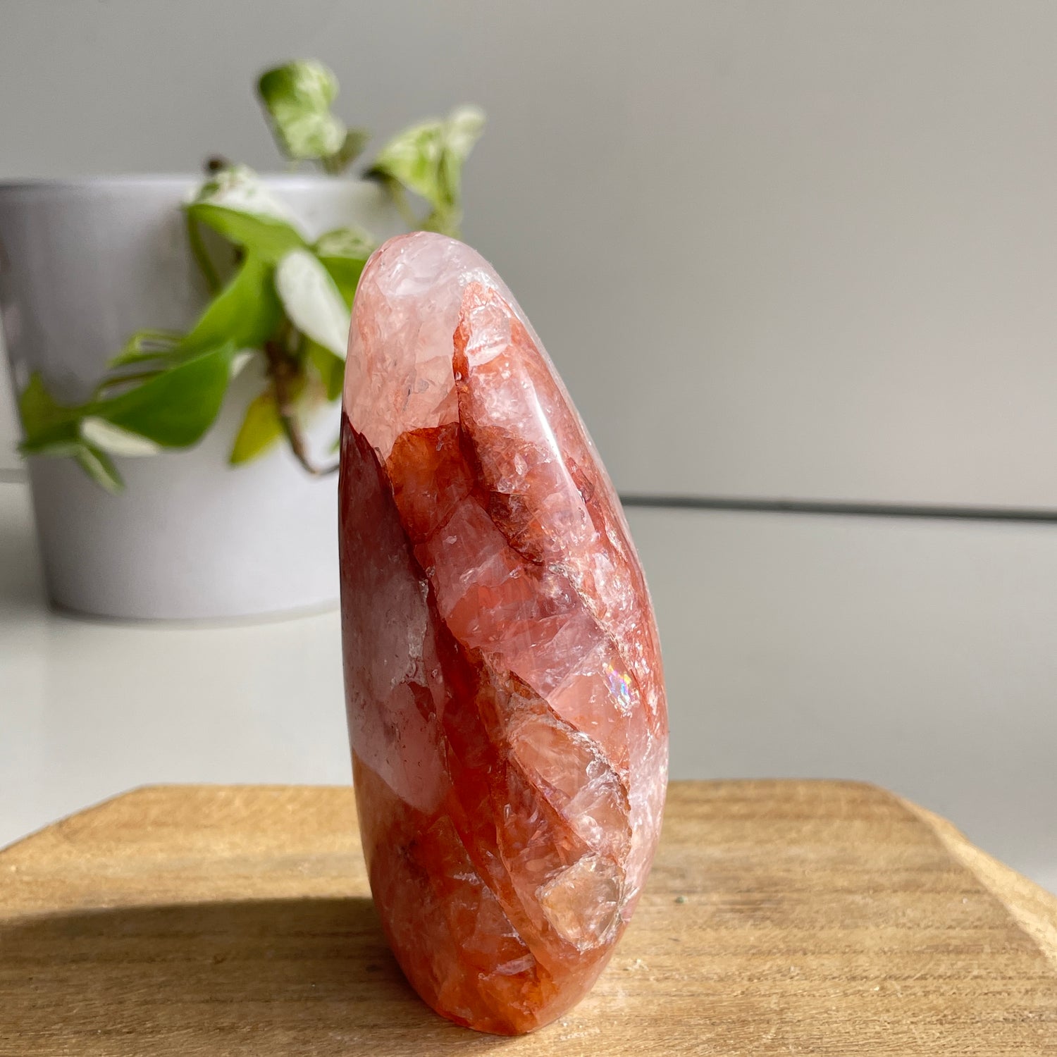 Fire Quartz Freeform 9.8cm