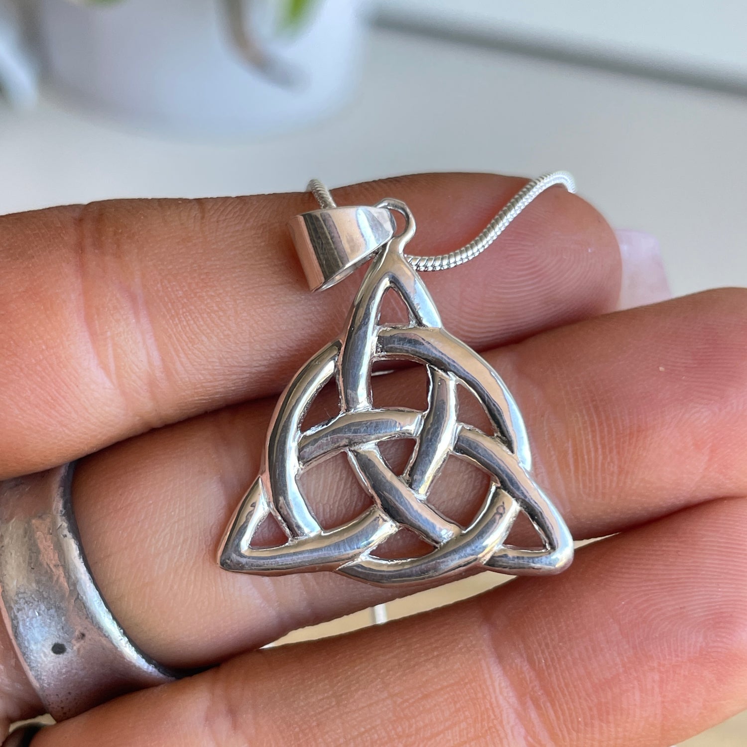 Silver Triquetra Pendant
