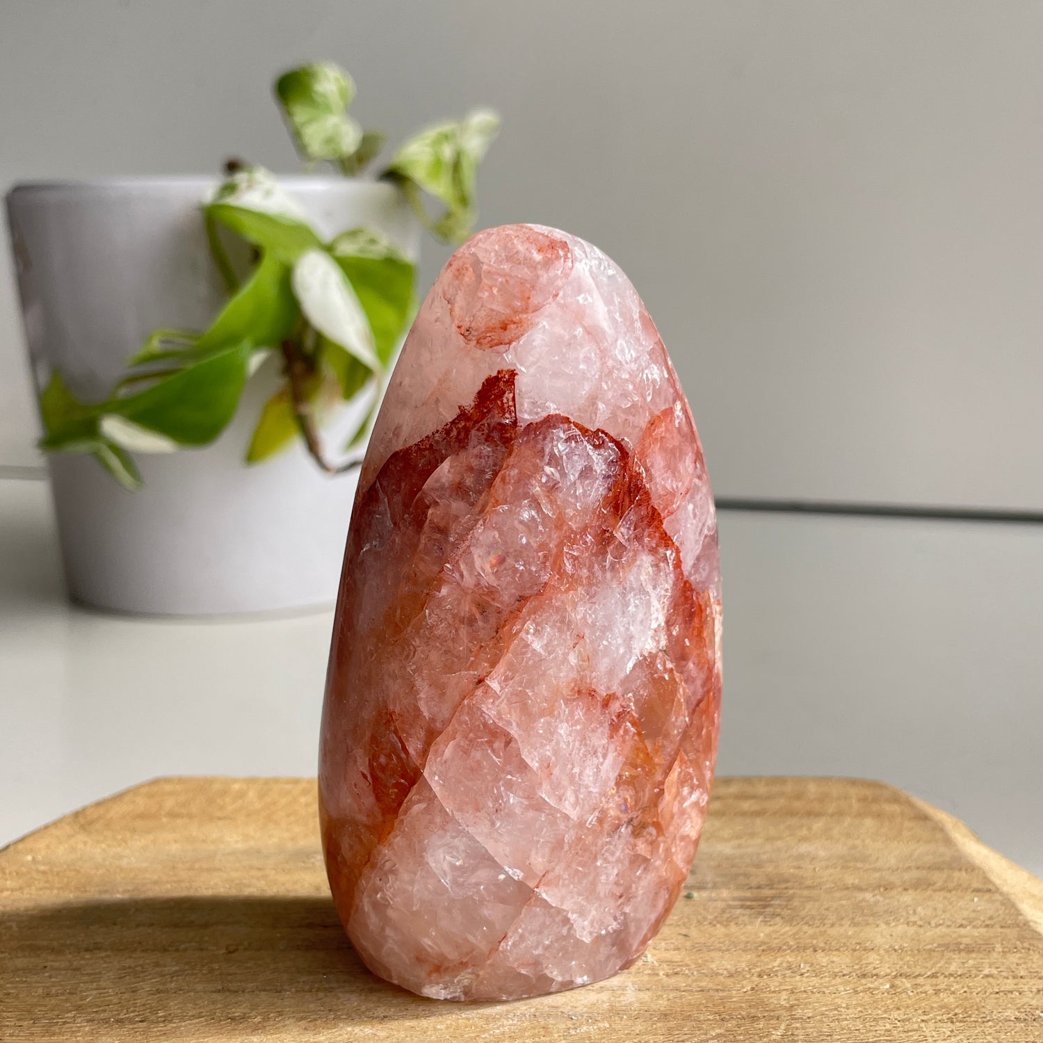 Fire Quartz Freeform 9.8cm