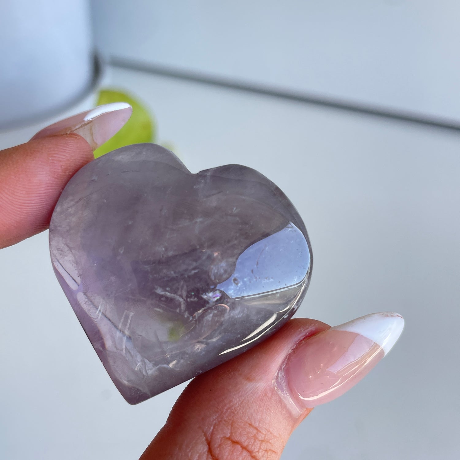 Amethyst Heart Small