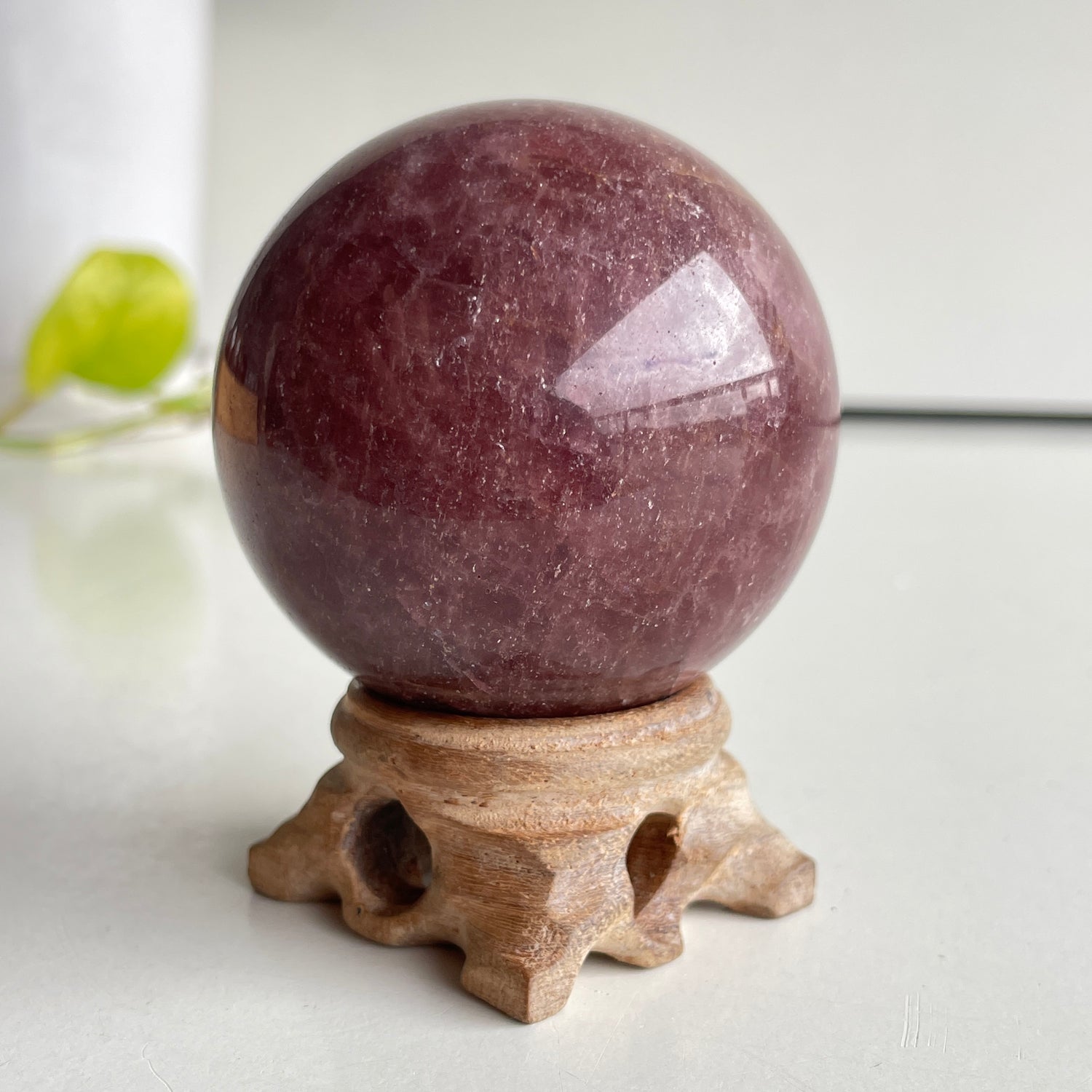 Strawberry Quartz Sphere 6cm