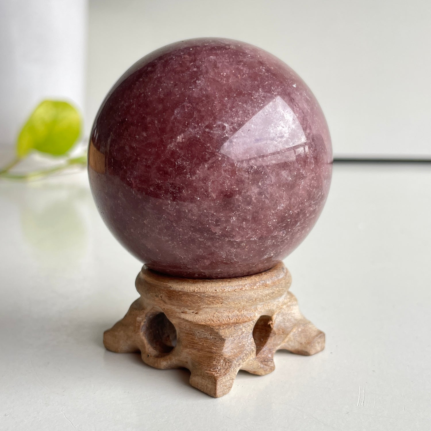 Strawberry Quartz Sphere 6cm