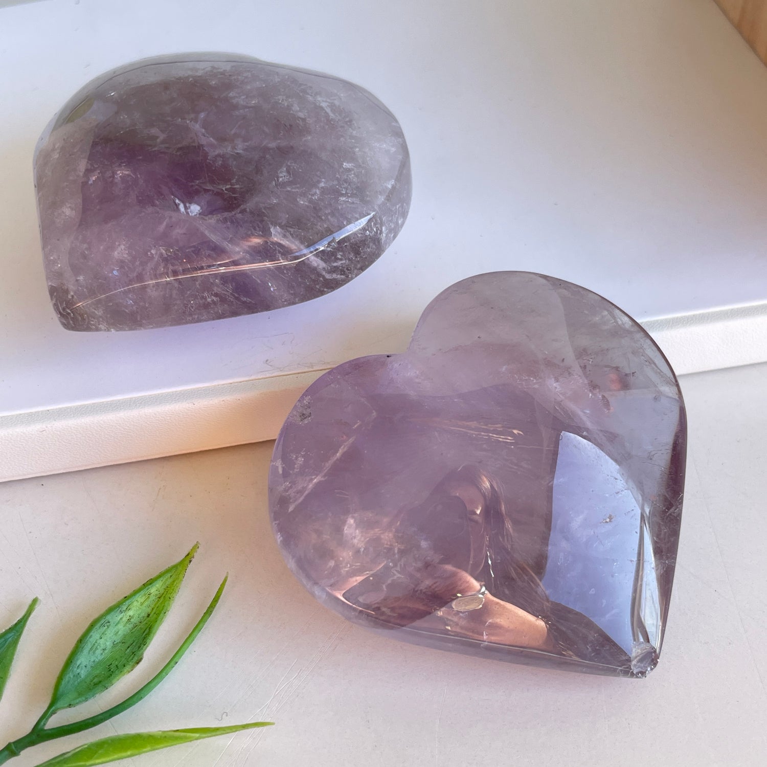 Amethyst Heart Medium