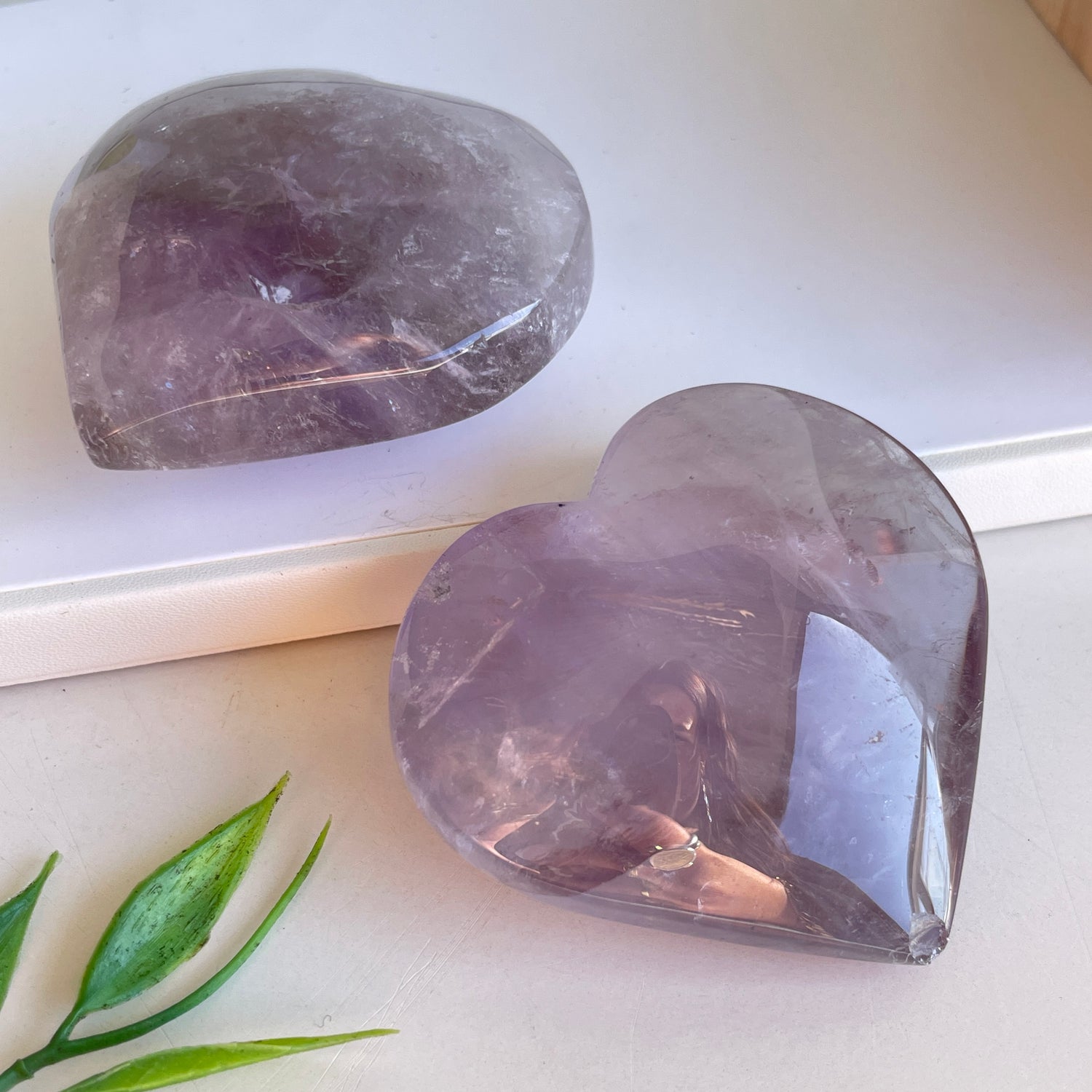Amethyst Heart Medium