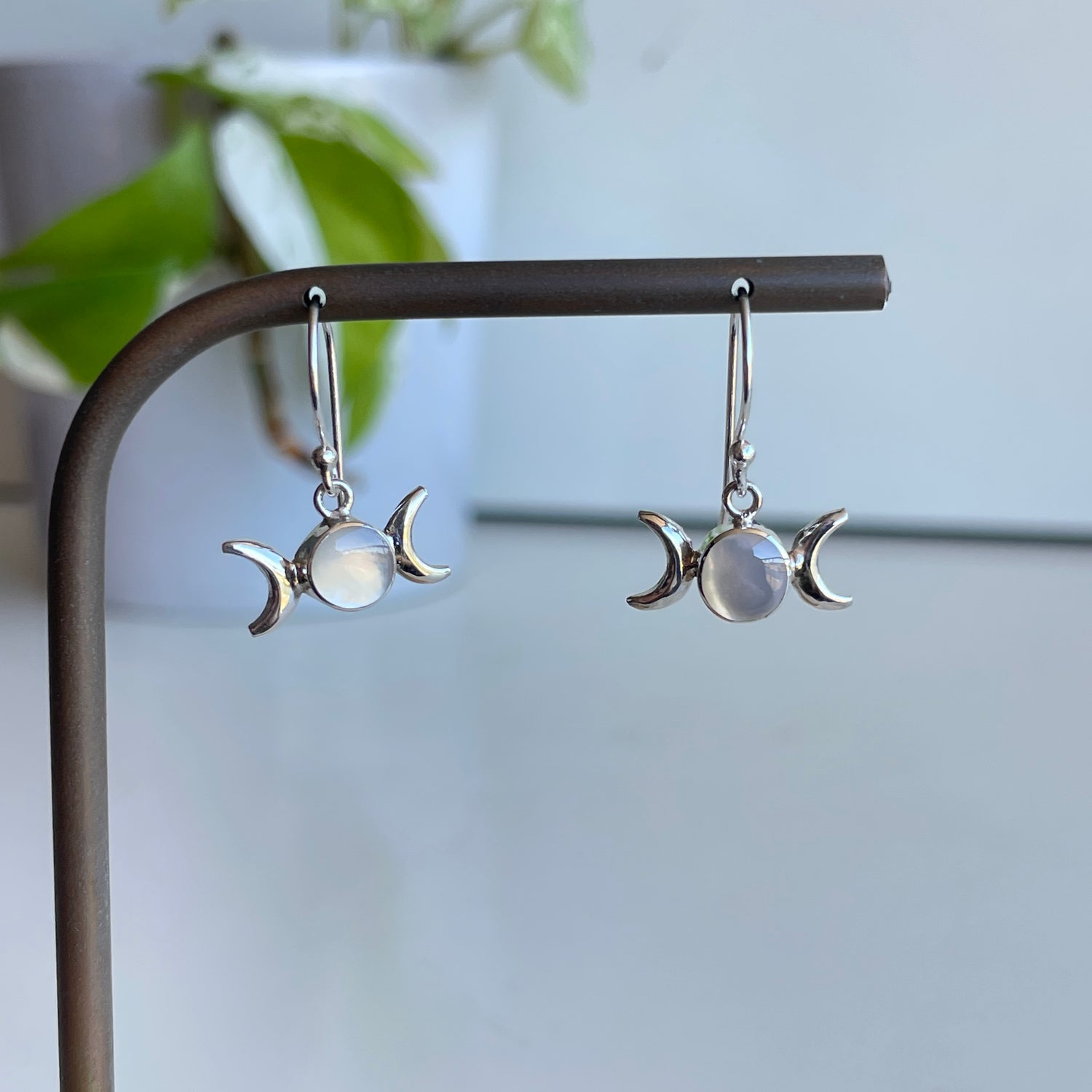 Mother Of Pearl New Moon Earrings
