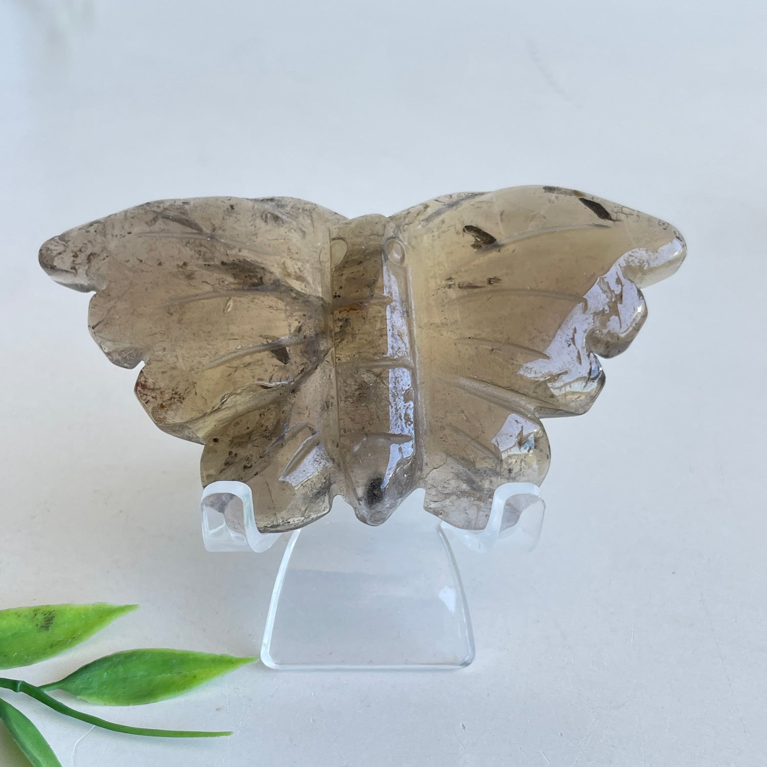Smoky Quartz Butterfly 9.2cm