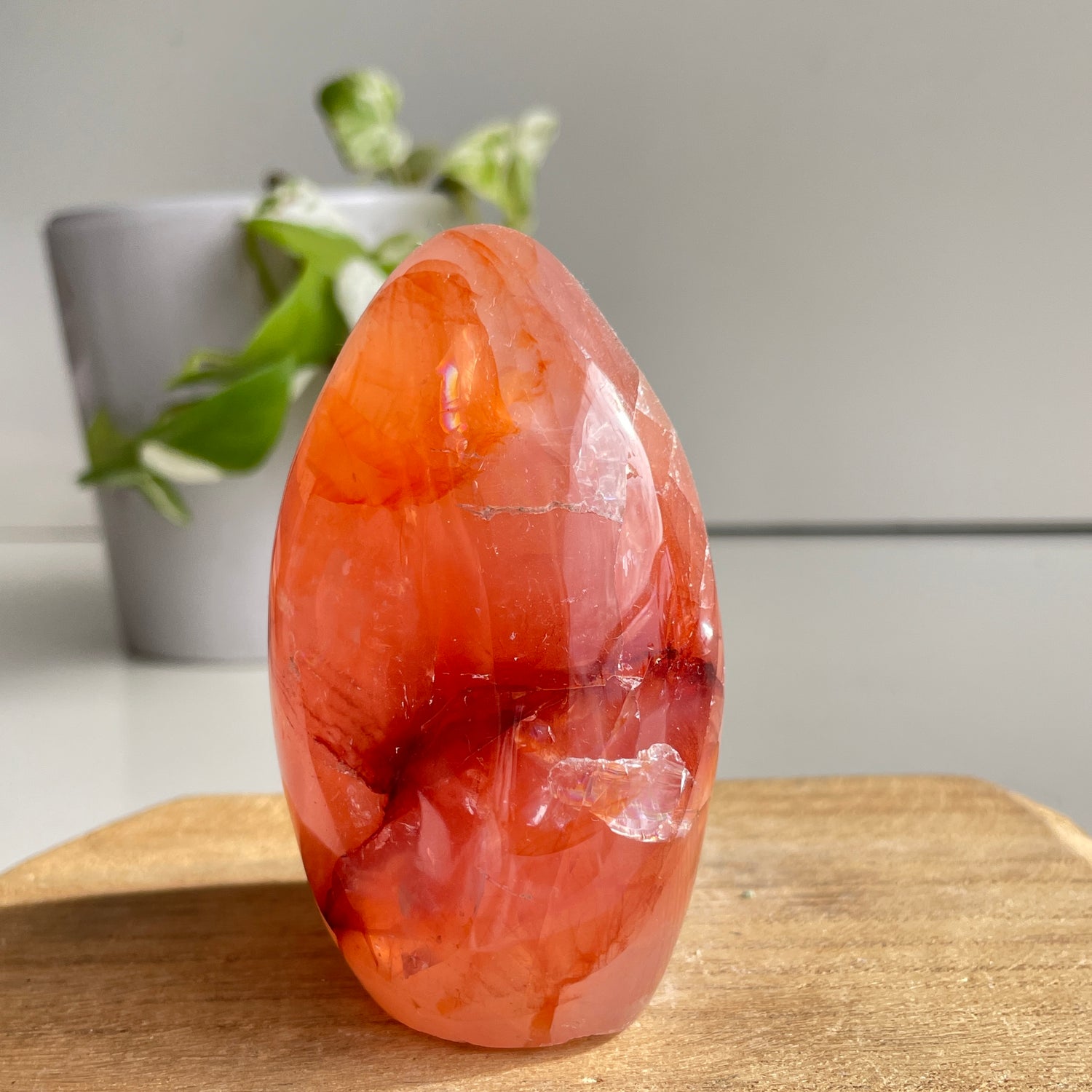 Fire Quartz Freeform 8.8cm