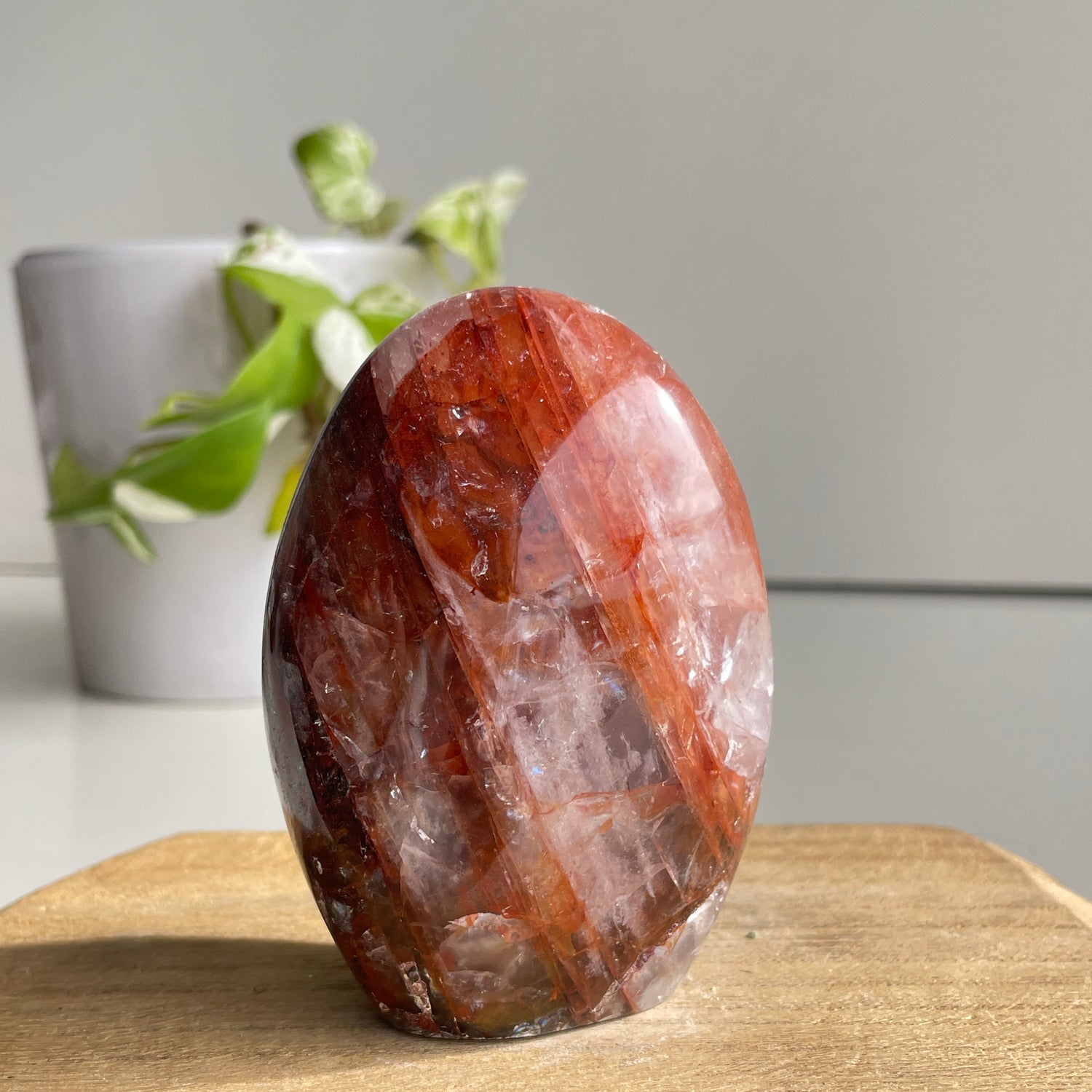 Fire Quartz Freeform 8.8cm