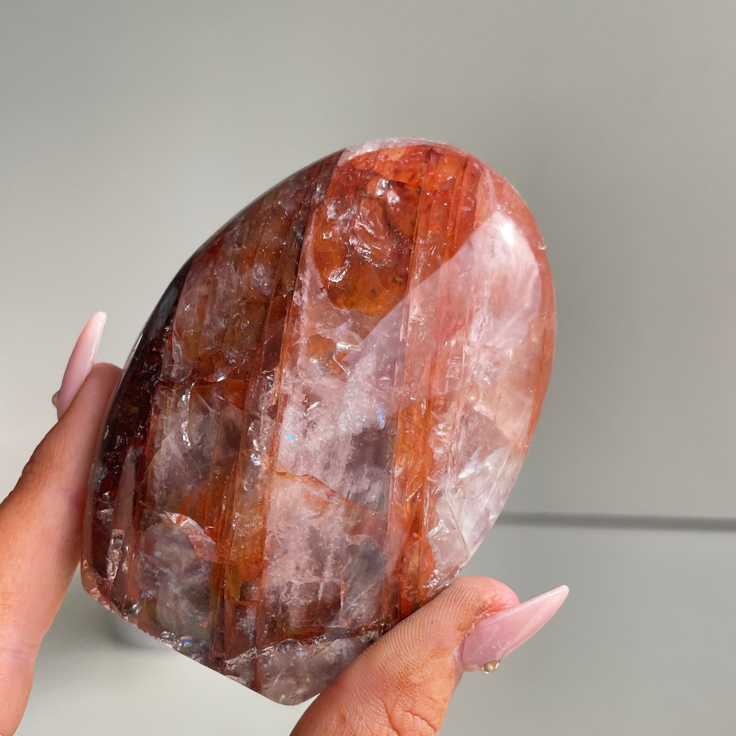 Fire Quartz Freeform 8.8cm