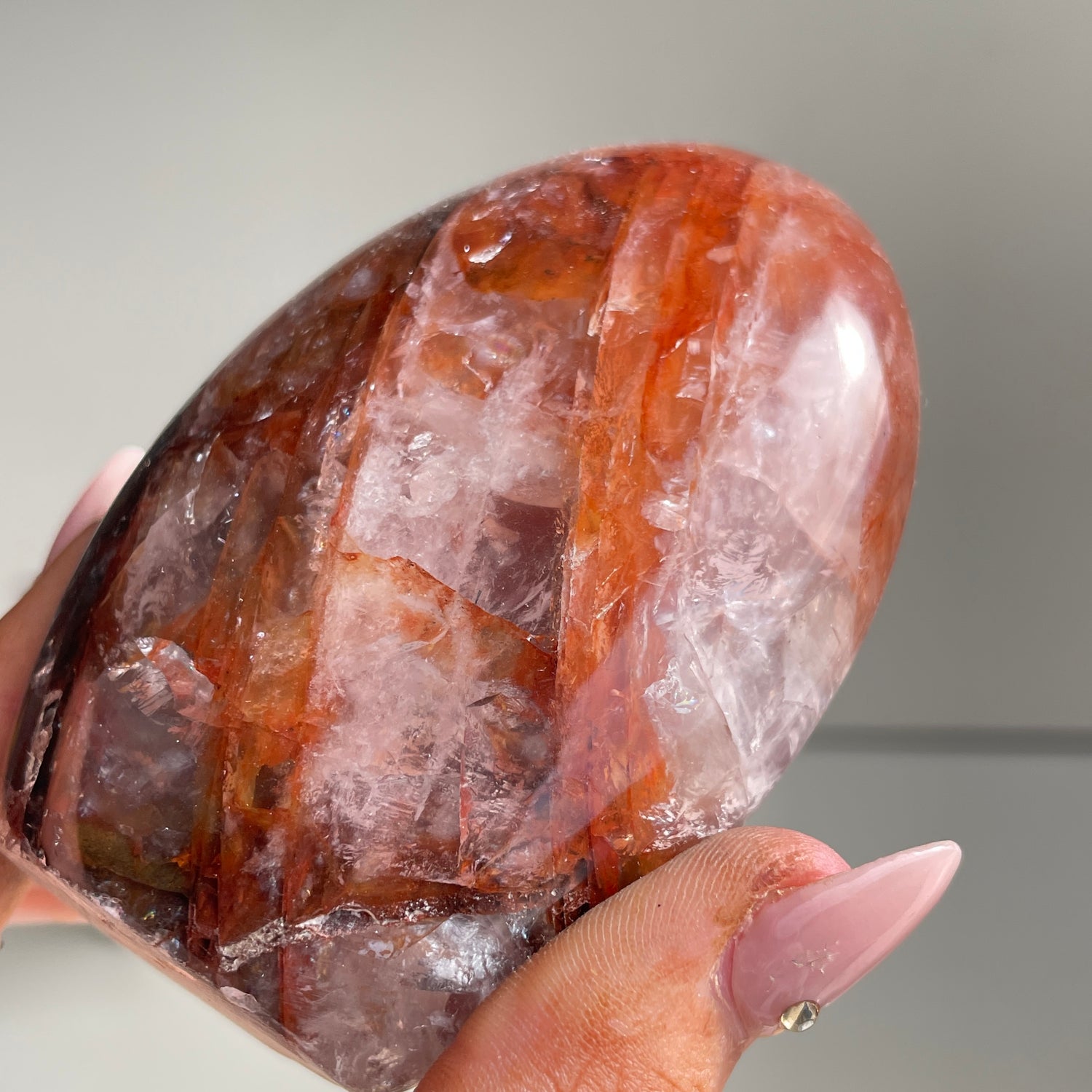 Fire Quartz Freeform 8.8cm