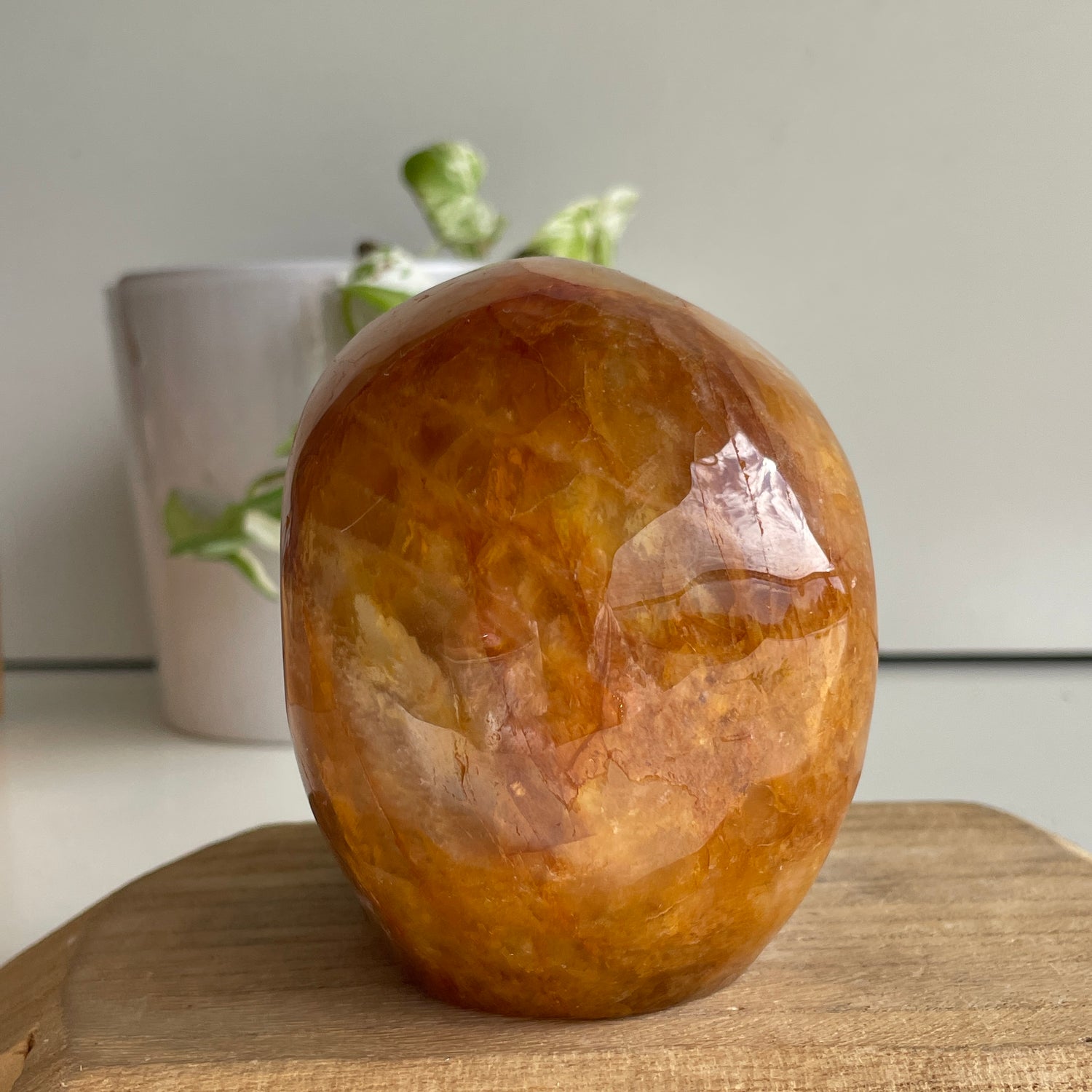 Golden Healer Quartz Skull 7
