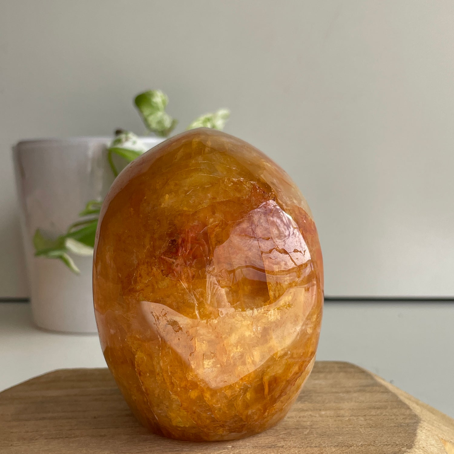 Golden Healer Quartz Skull 8