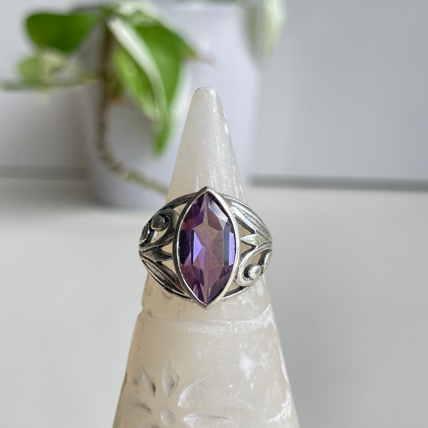 Amethyst Marquise Ring Sz7