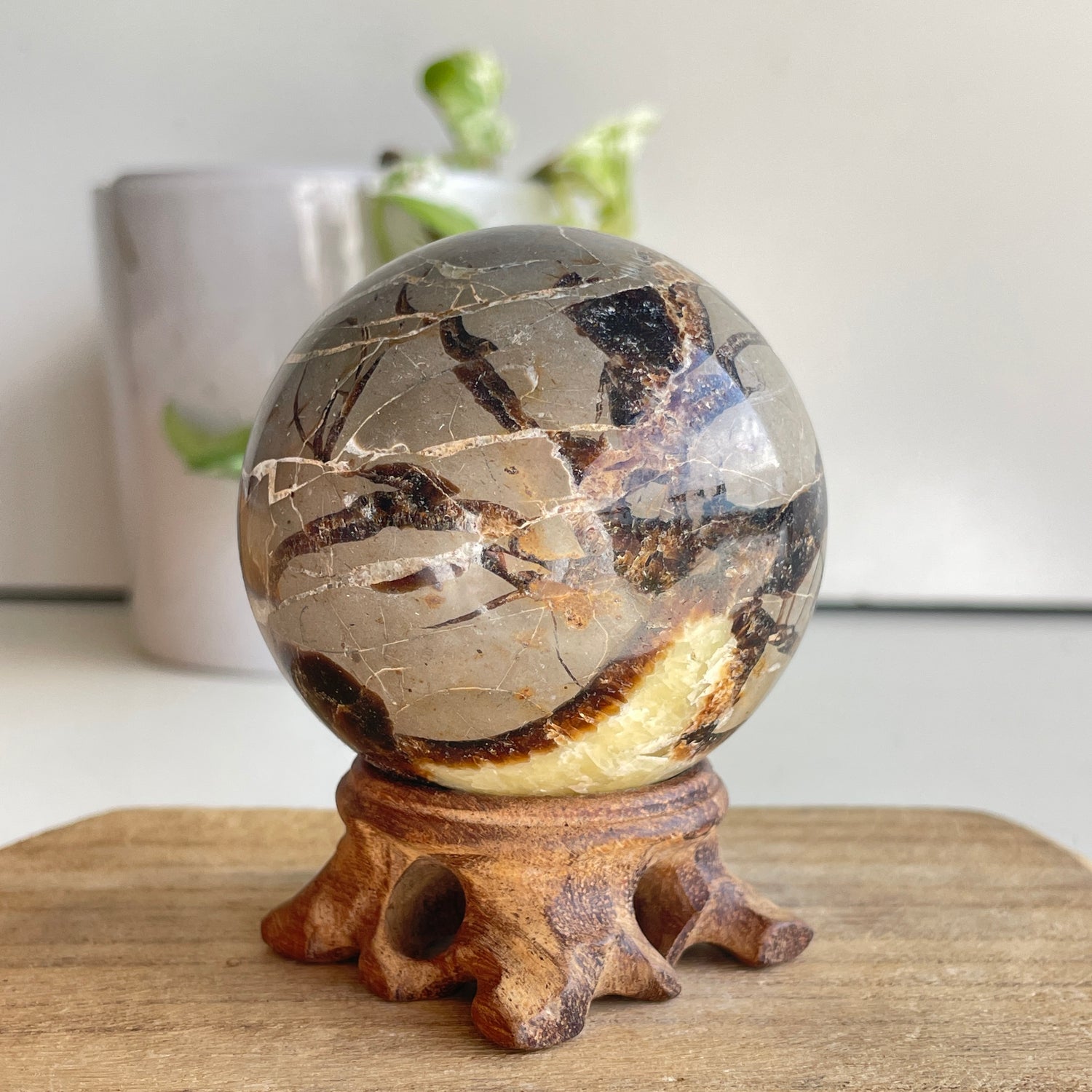 Septarian Sphere 6.5cm