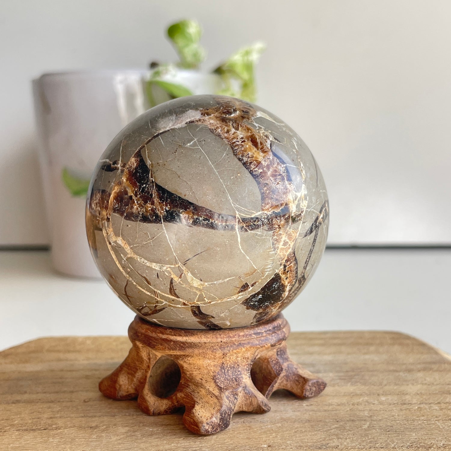 Septarian Sphere 6.5cm