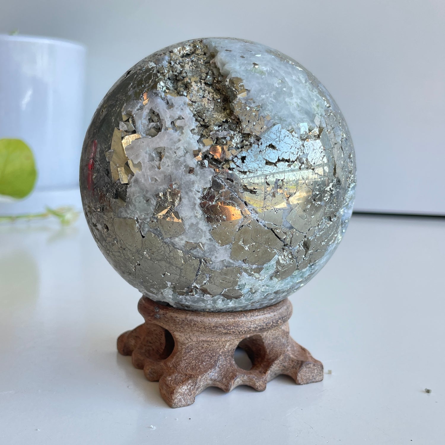 Pyrite Sphere 9.1cm