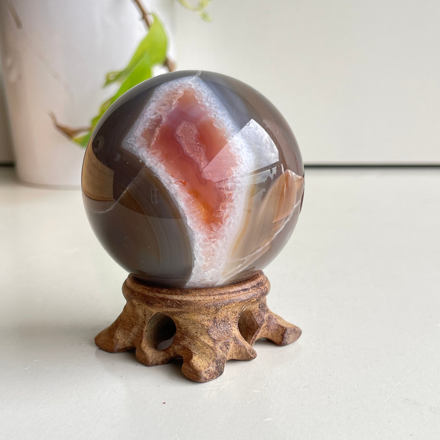 Carnelian Sphere 6.3cm