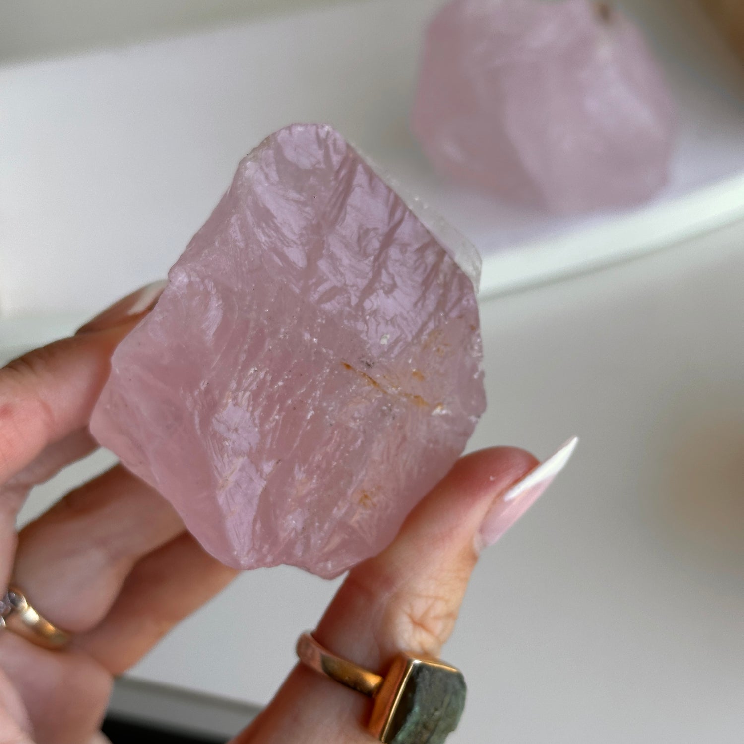 Rose Quartz Chunk Lge