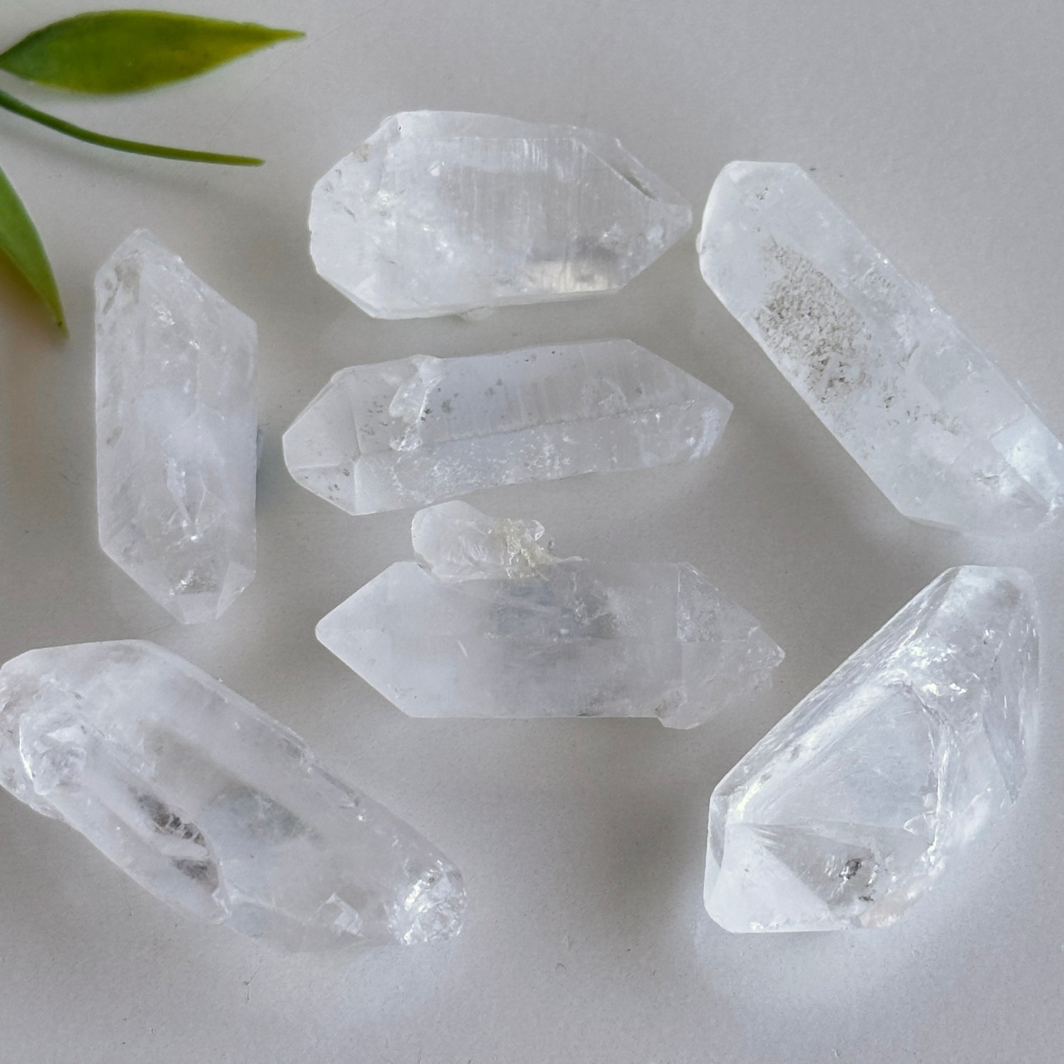 Clear Quartz Natural Double Terminated Points