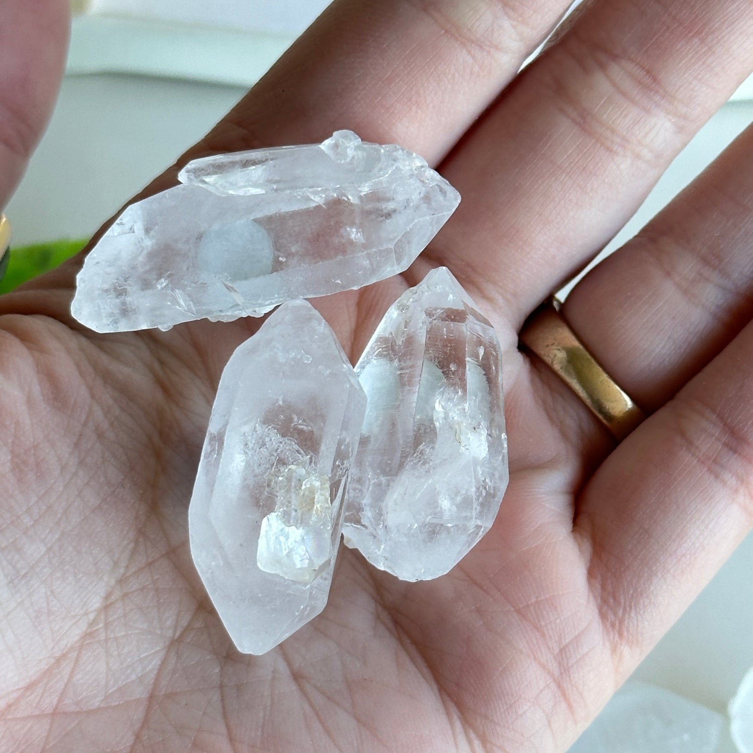Clear Quartz Natural Double Terminated Points