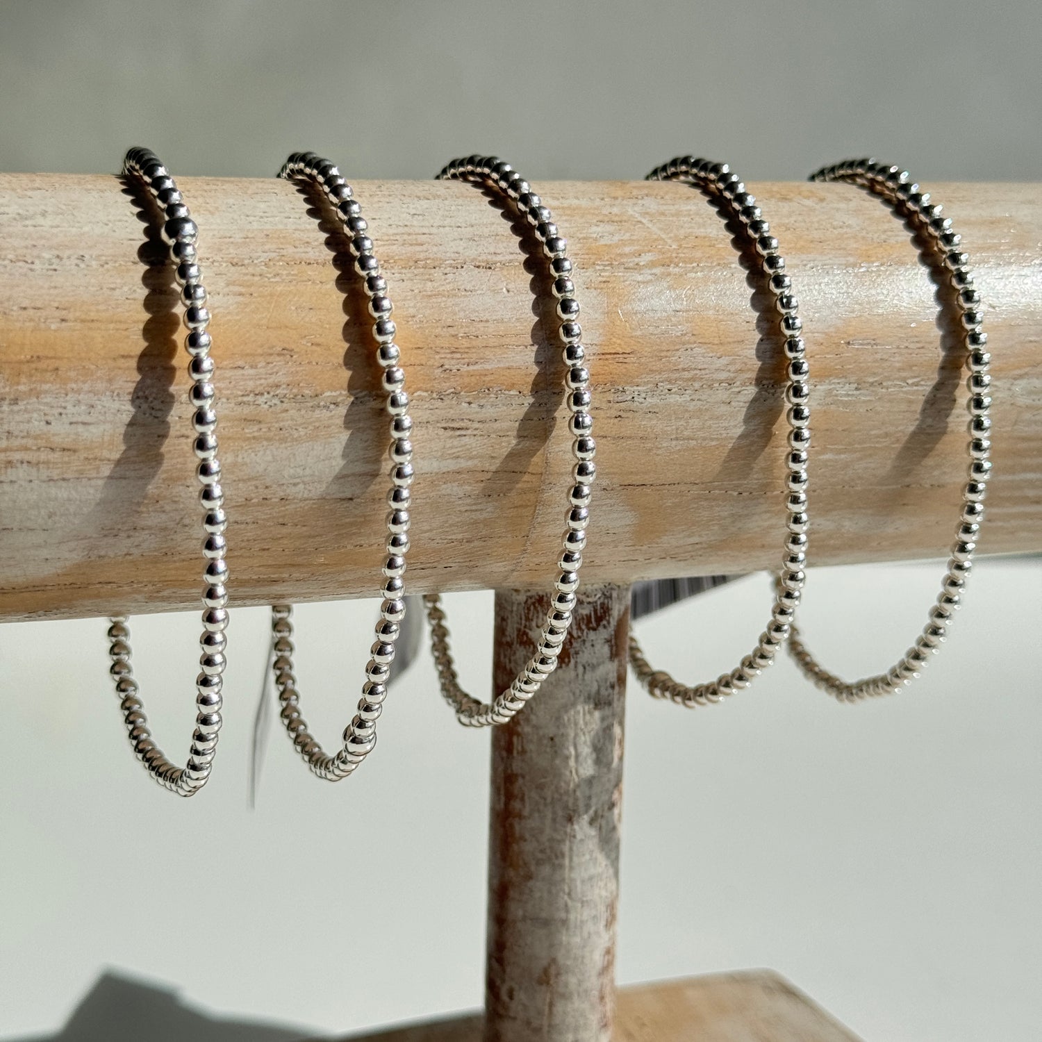 Sterling Silver 2.5mm Ball Bracelet 314094