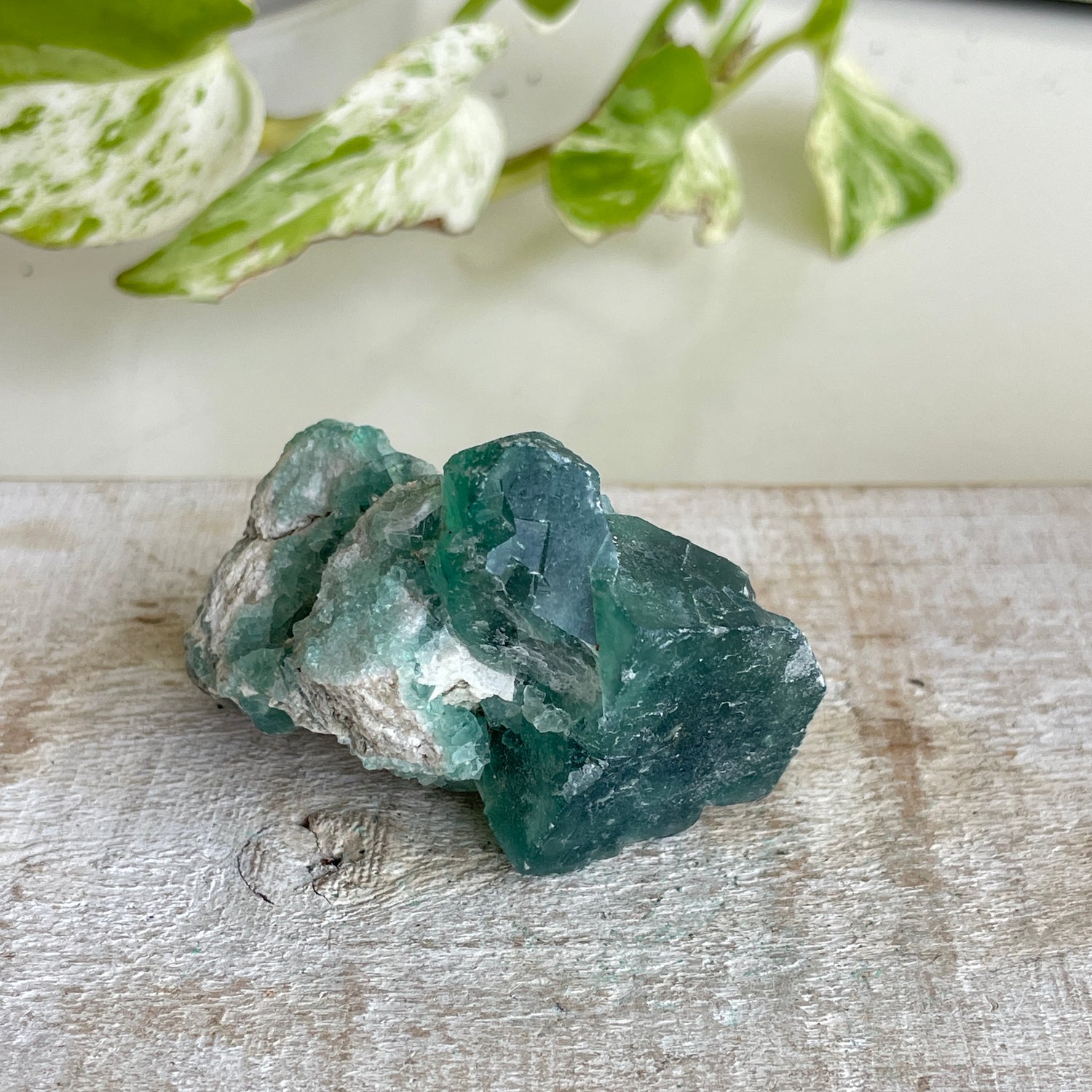 Cubic Fluorite Cluster 72g