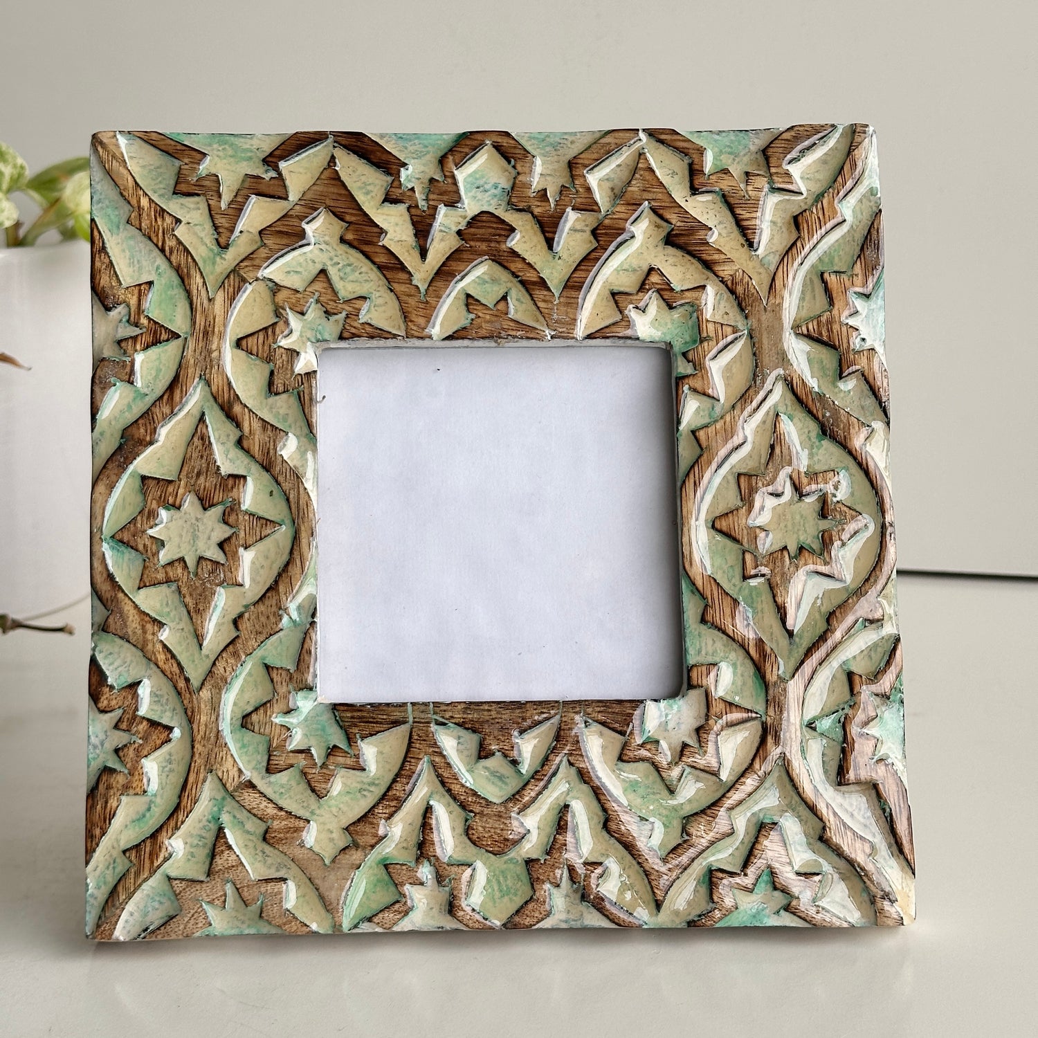 Green Wooden Photo Frame RS12144
