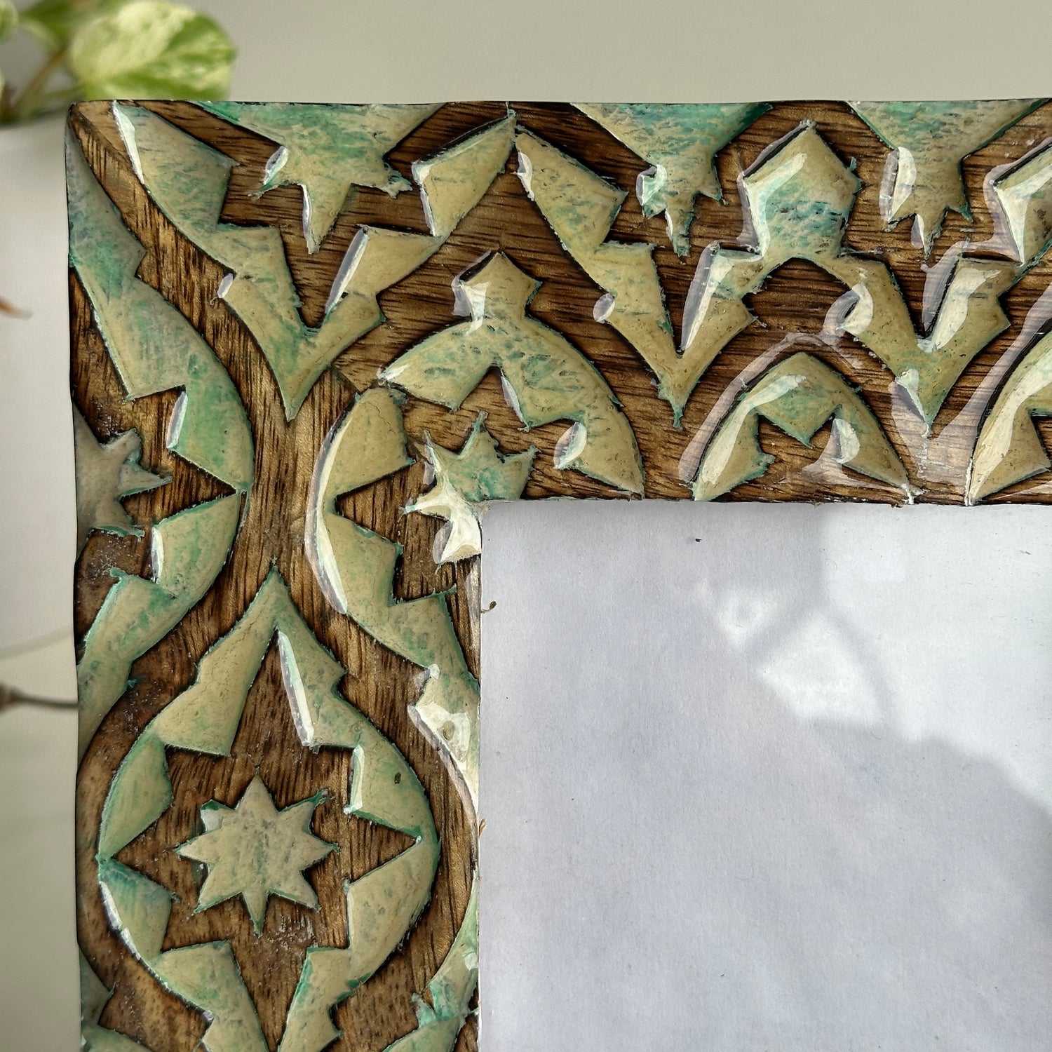 Green Wooden Photo Frame RS12144