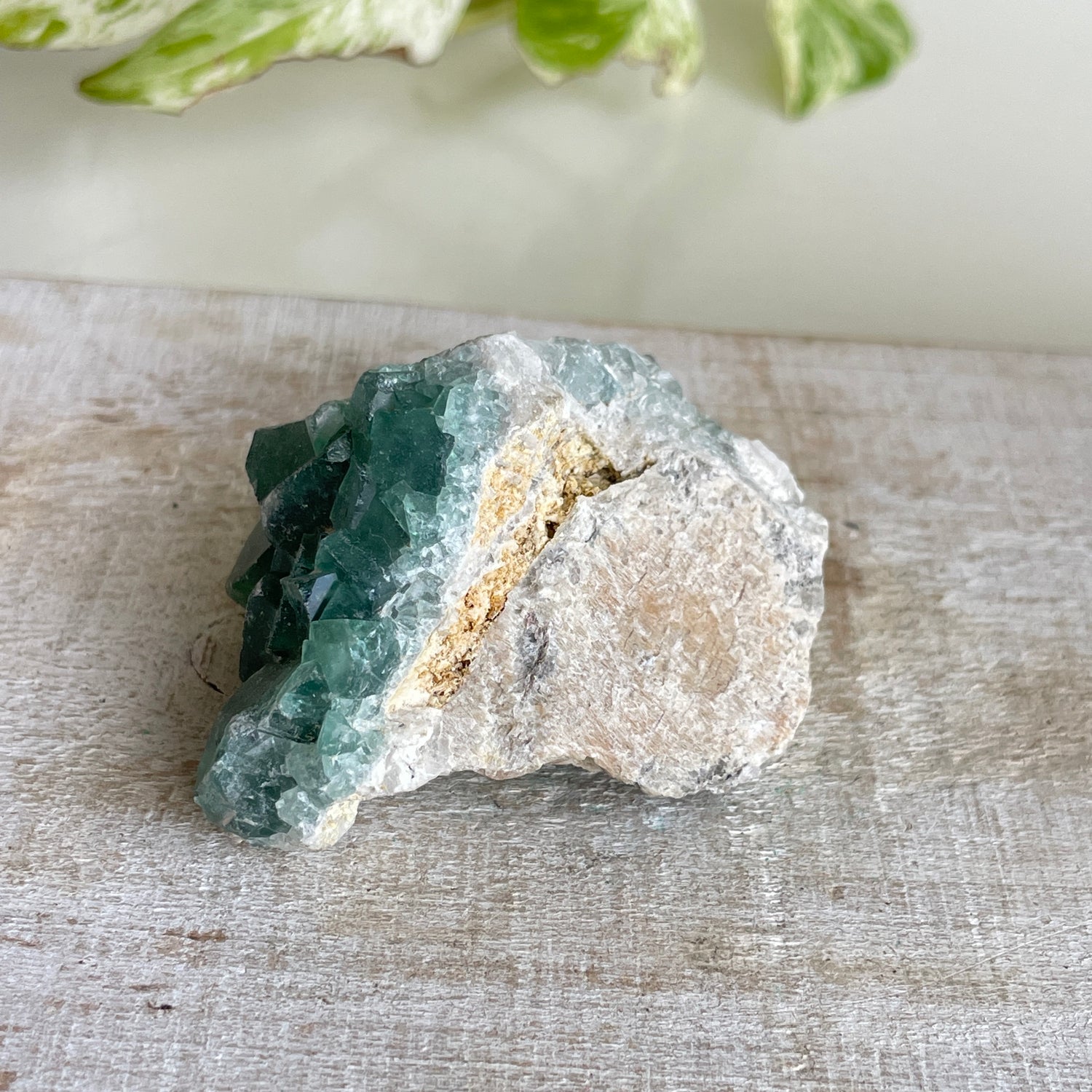 Cubic Fluorite Cluster 76g