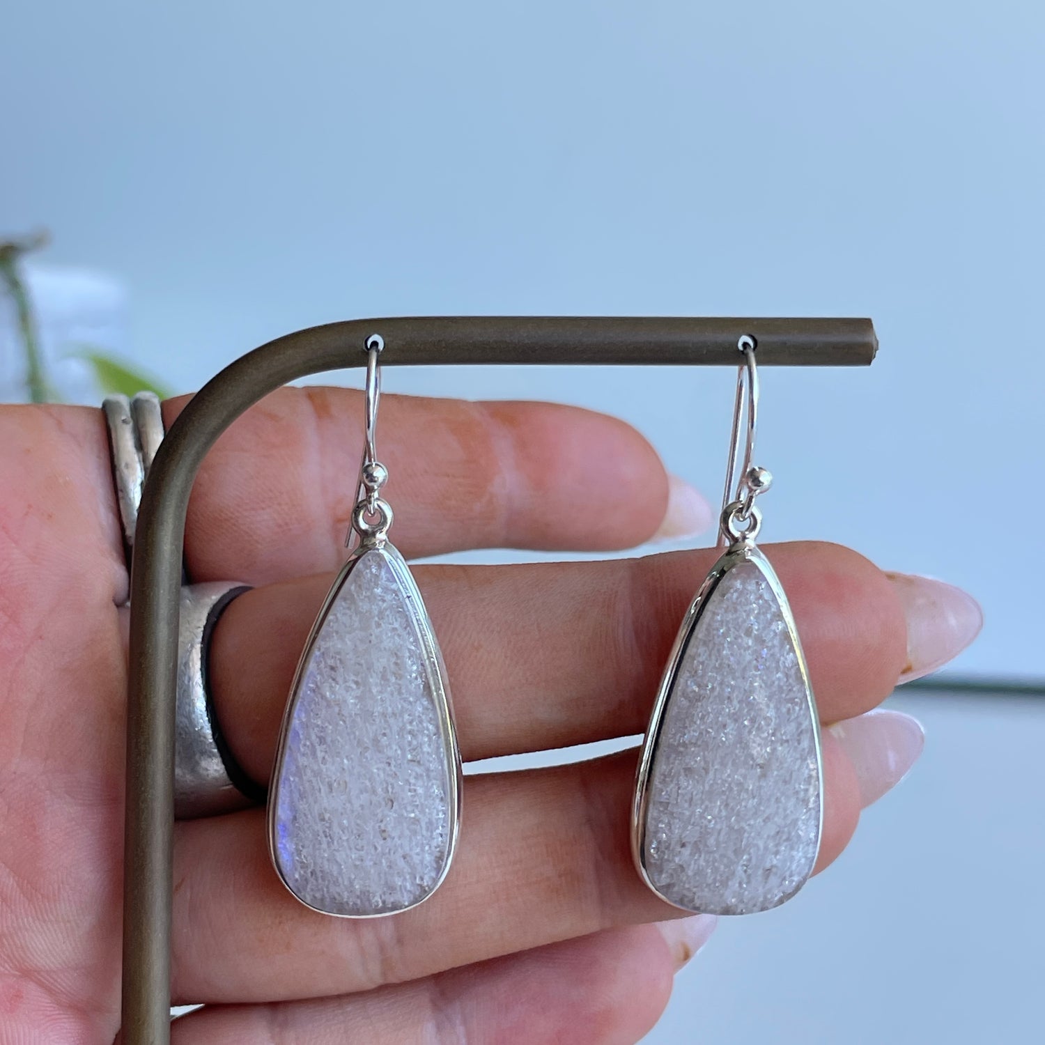 Moonstone Teardrop Earrings