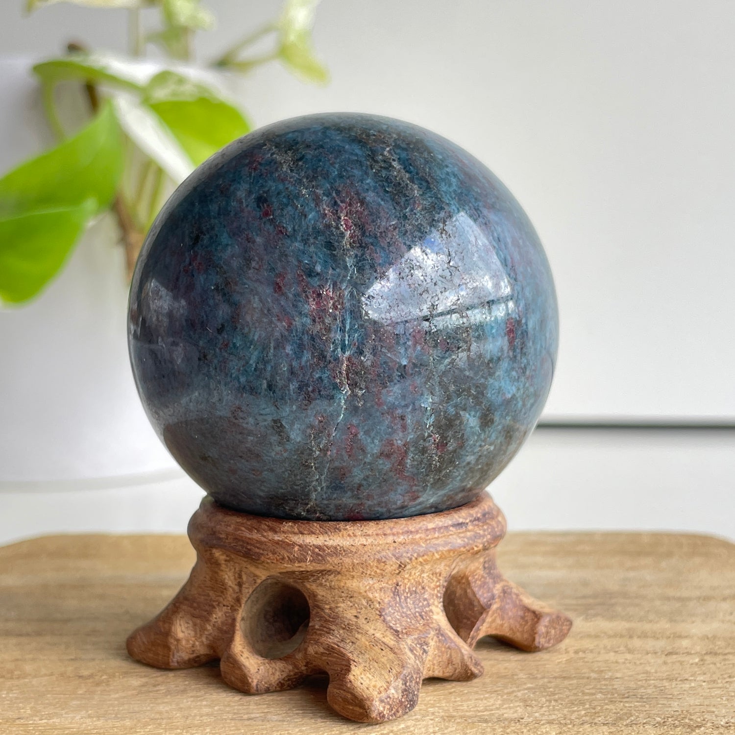 Ruby in Kyanite Sphere 5.7cm