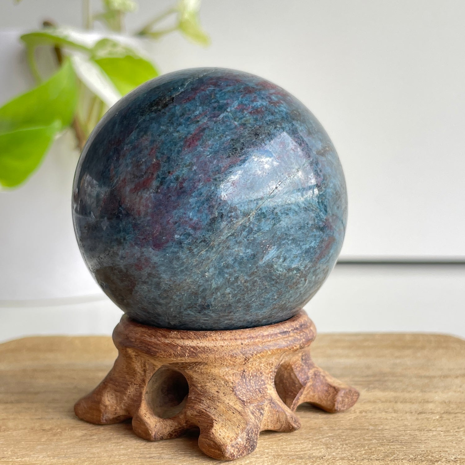 Ruby in Kyanite Sphere 5.7cm
