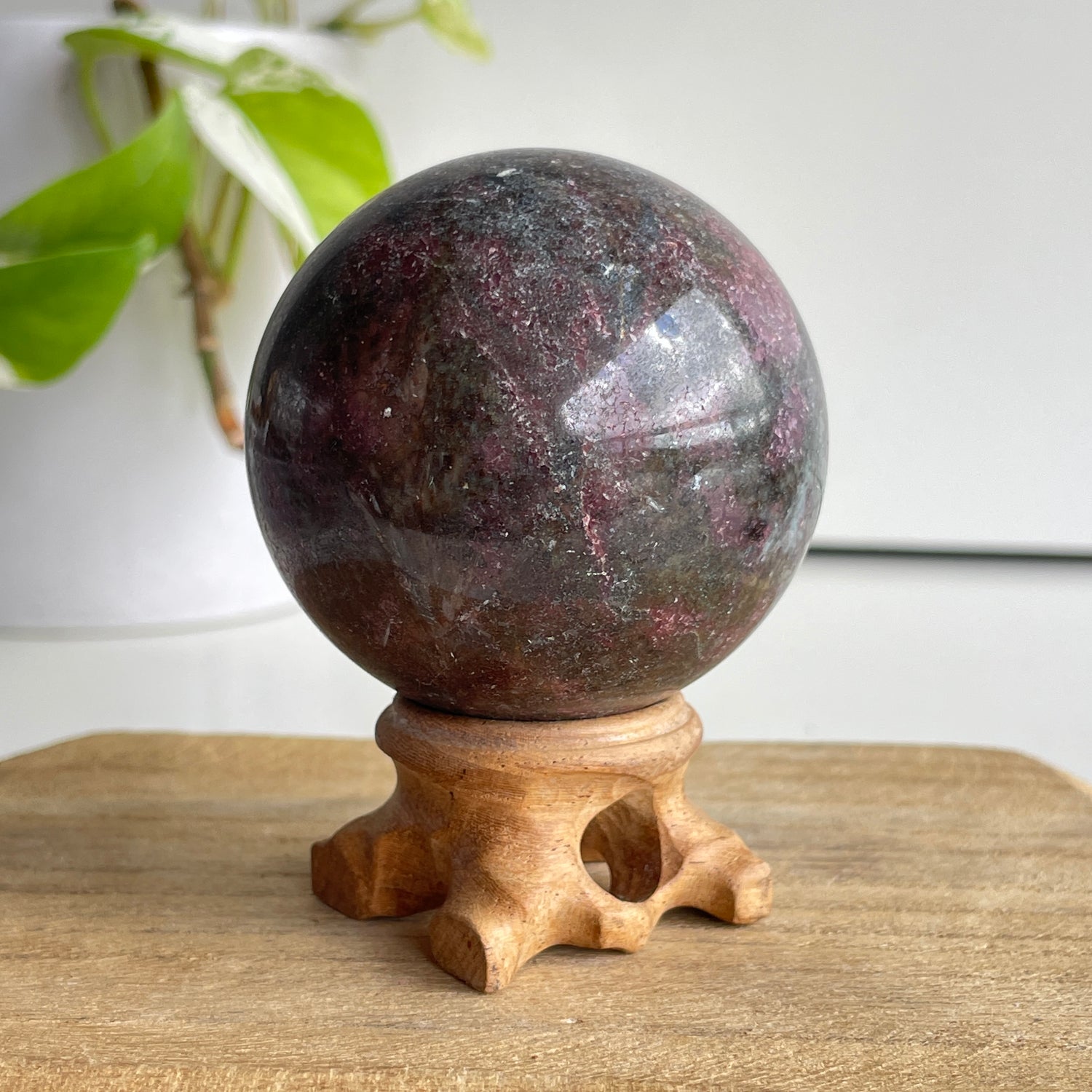 Ruby in Kyanite Sphere 5.9cm
