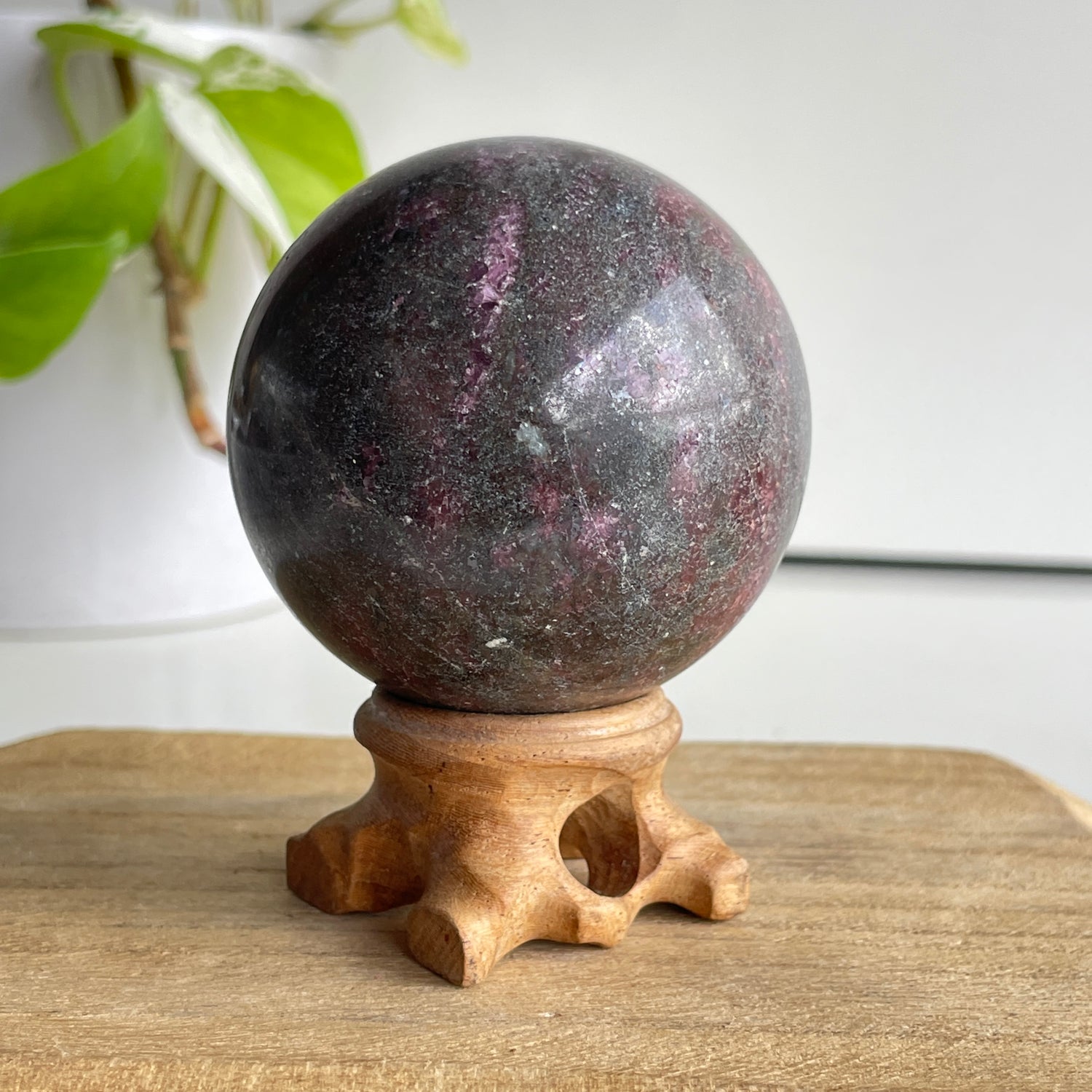 Ruby in Kyanite Sphere 5.9cm