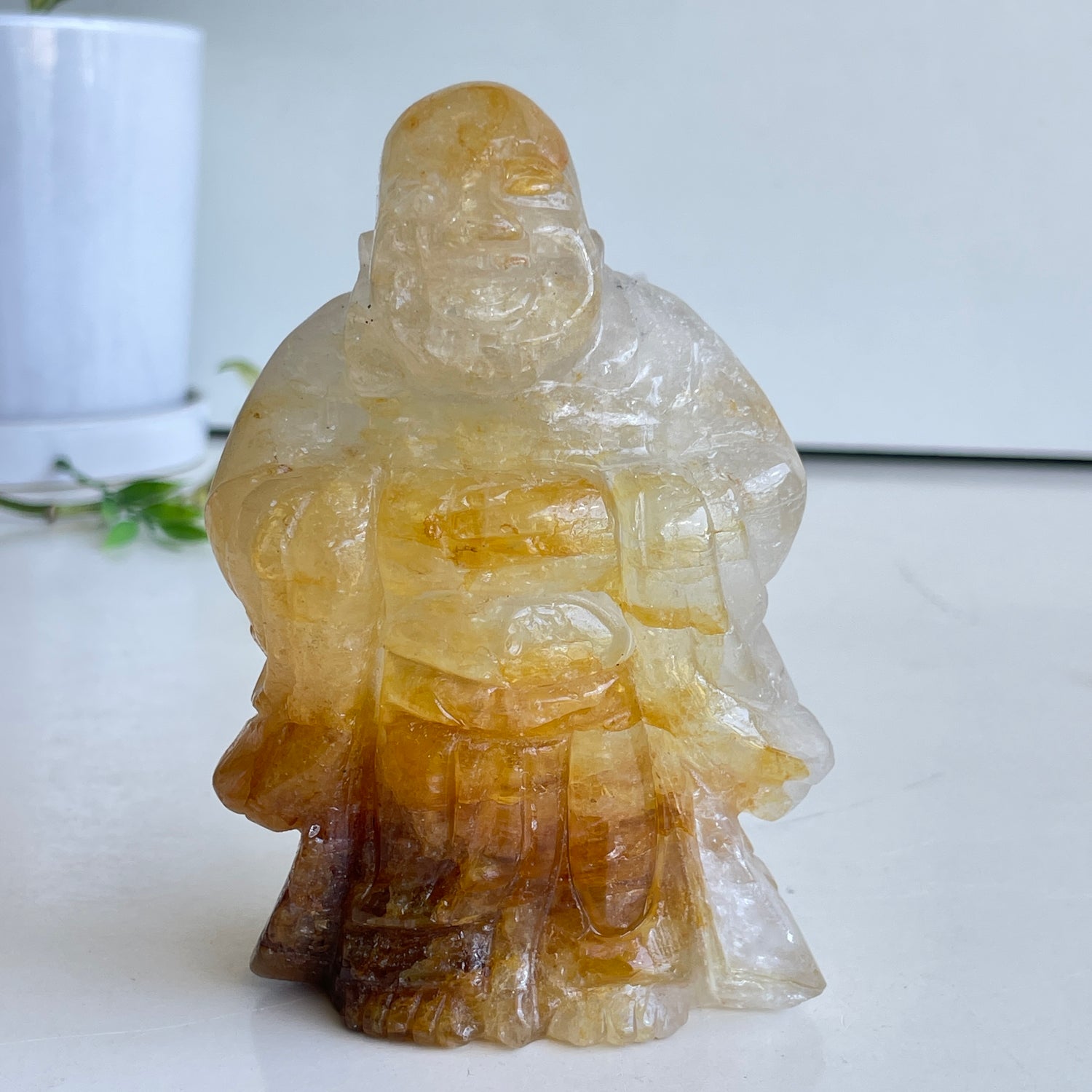 Golden Healer Quartz Buddha 4