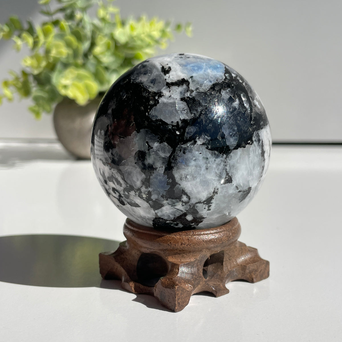 Moonstone Sphere 6.2cm