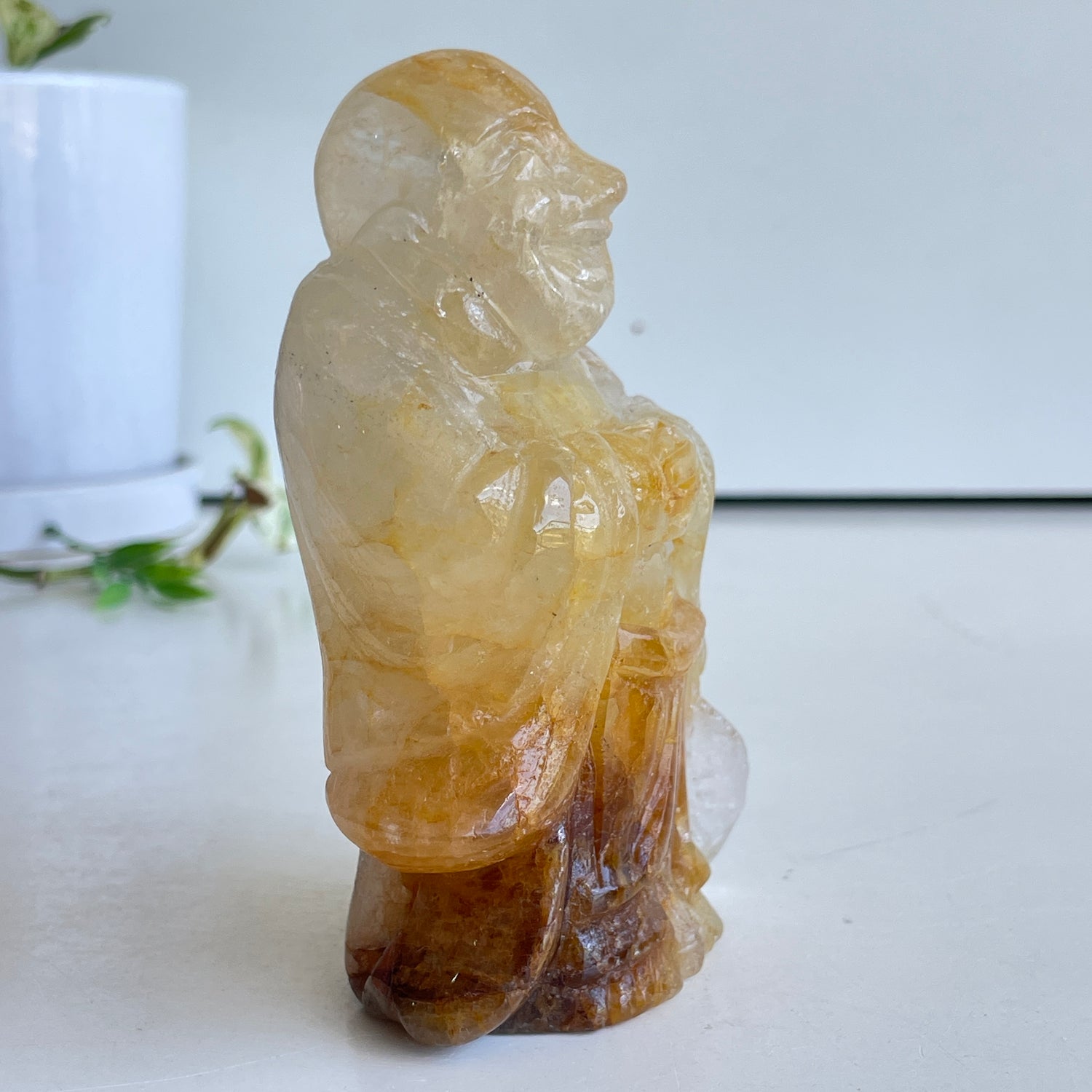 Golden Healer Quartz Buddha 4