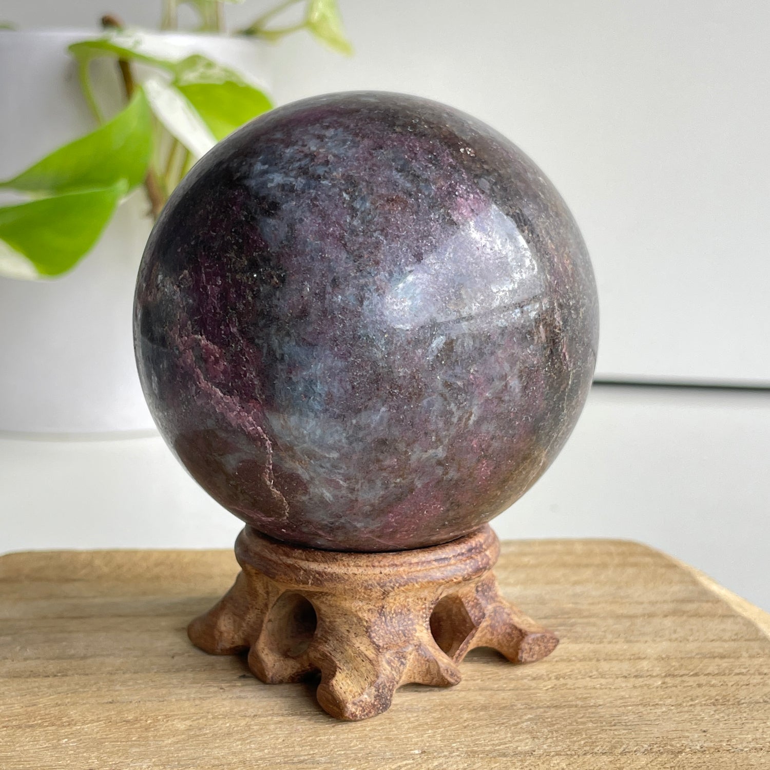 Ruby in Kyanite Sphere 7.3cm