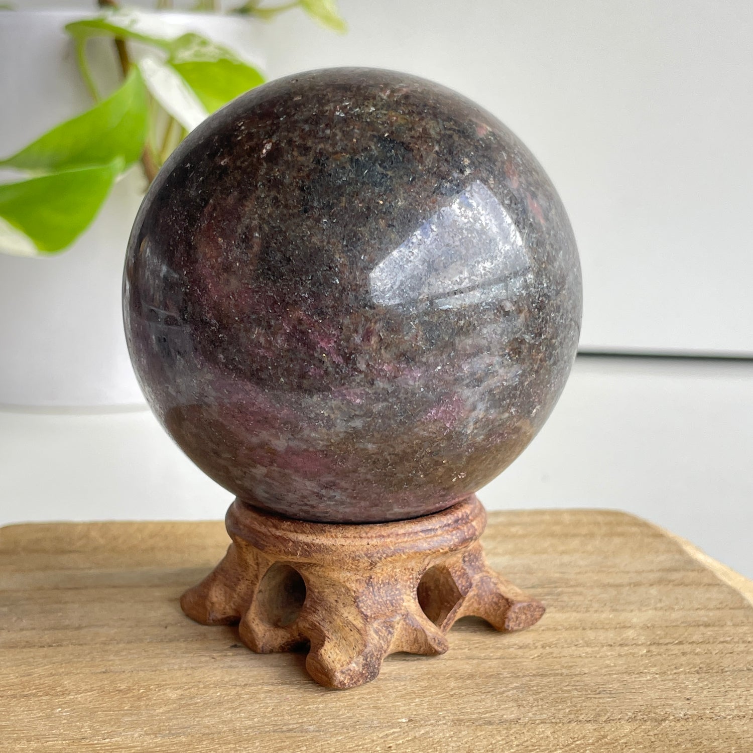 Ruby in Kyanite Sphere 7.3cm