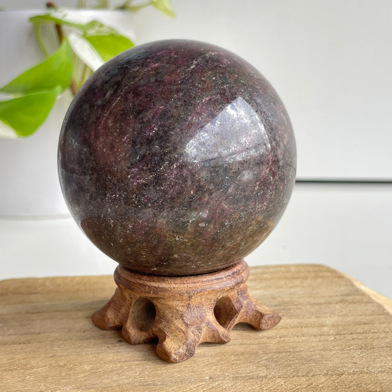 Ruby in Kyanite Sphere 7.3cm