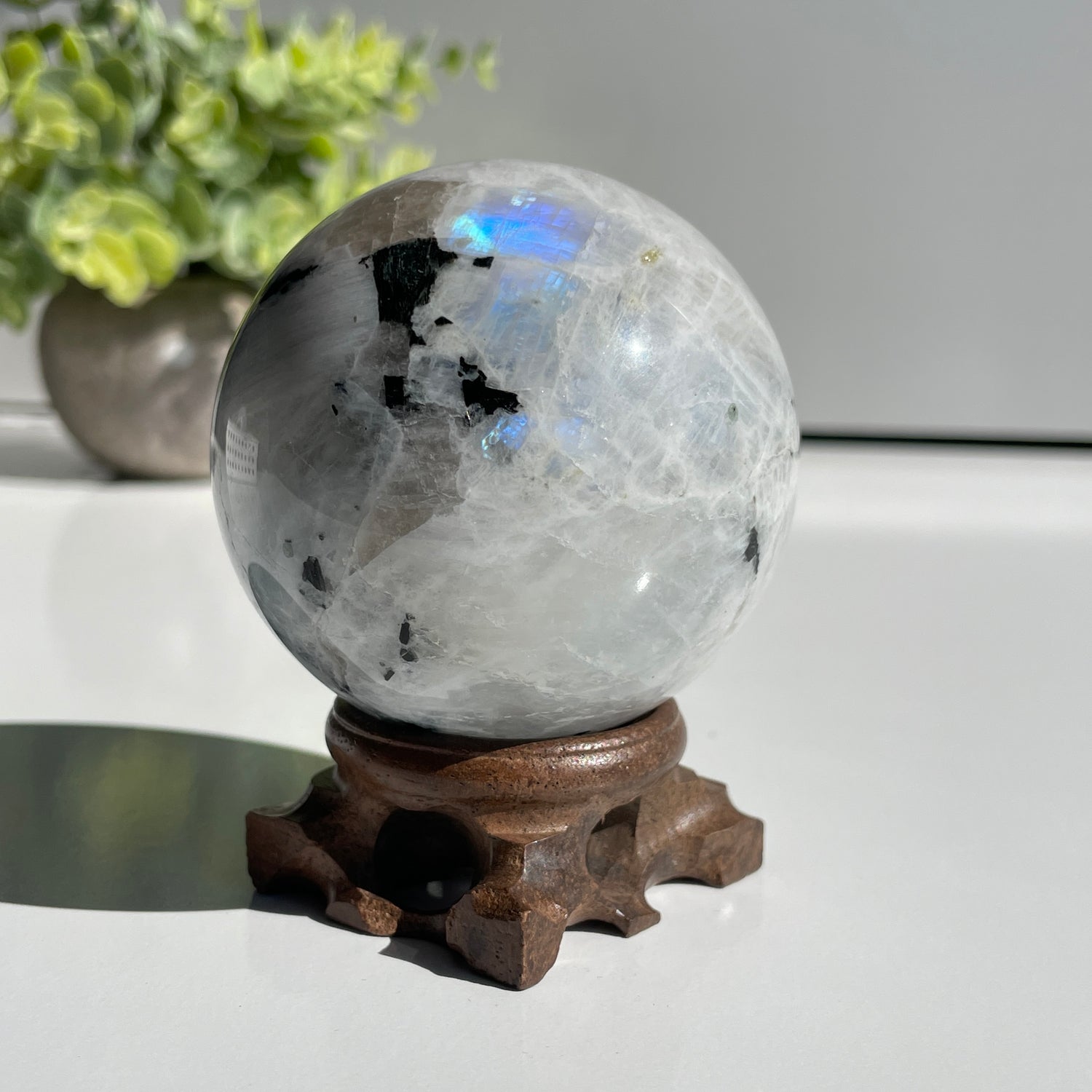 Moonstone Sphere 6.6cm