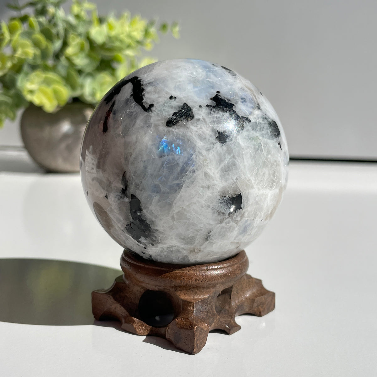 Moonstone Sphere 6.6cm