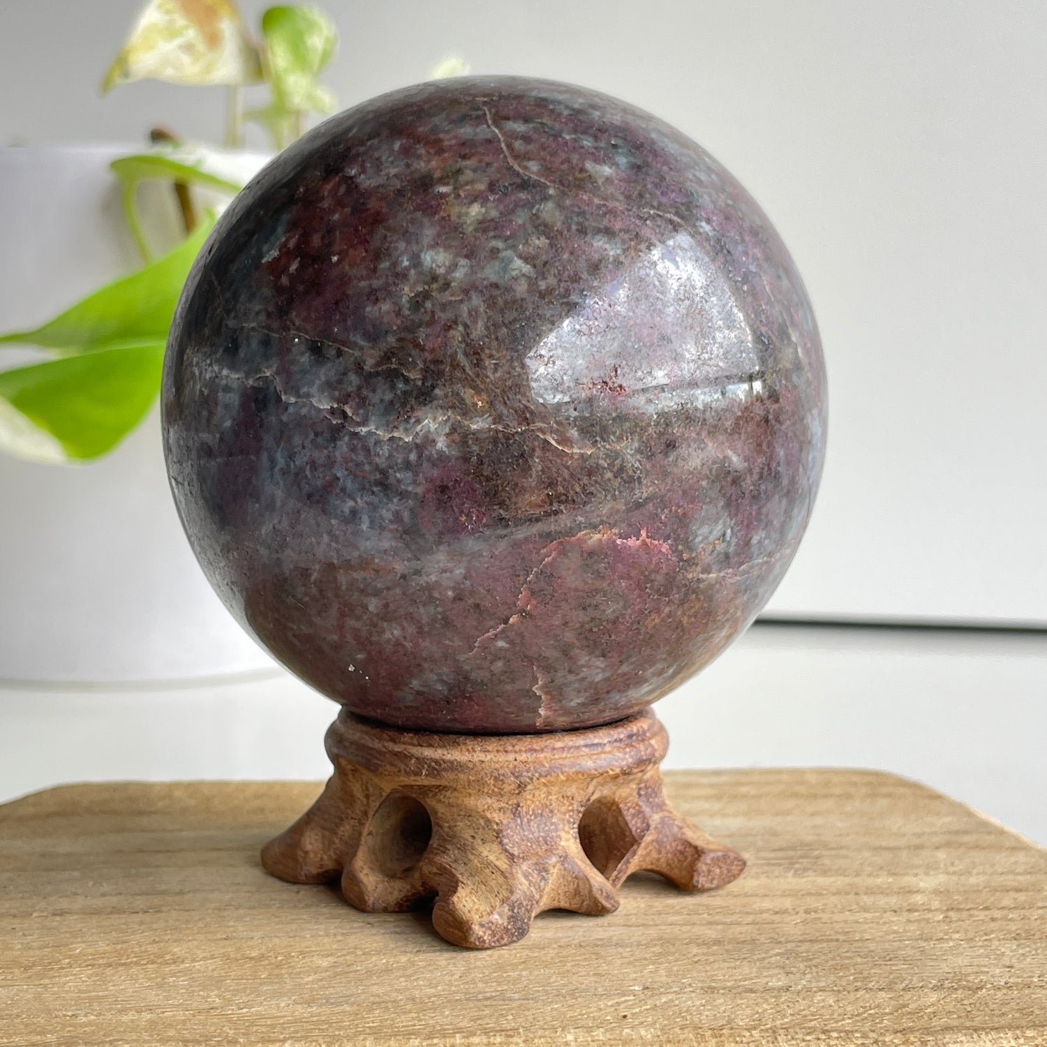Ruby in Kyanite Sphere 8.2cm