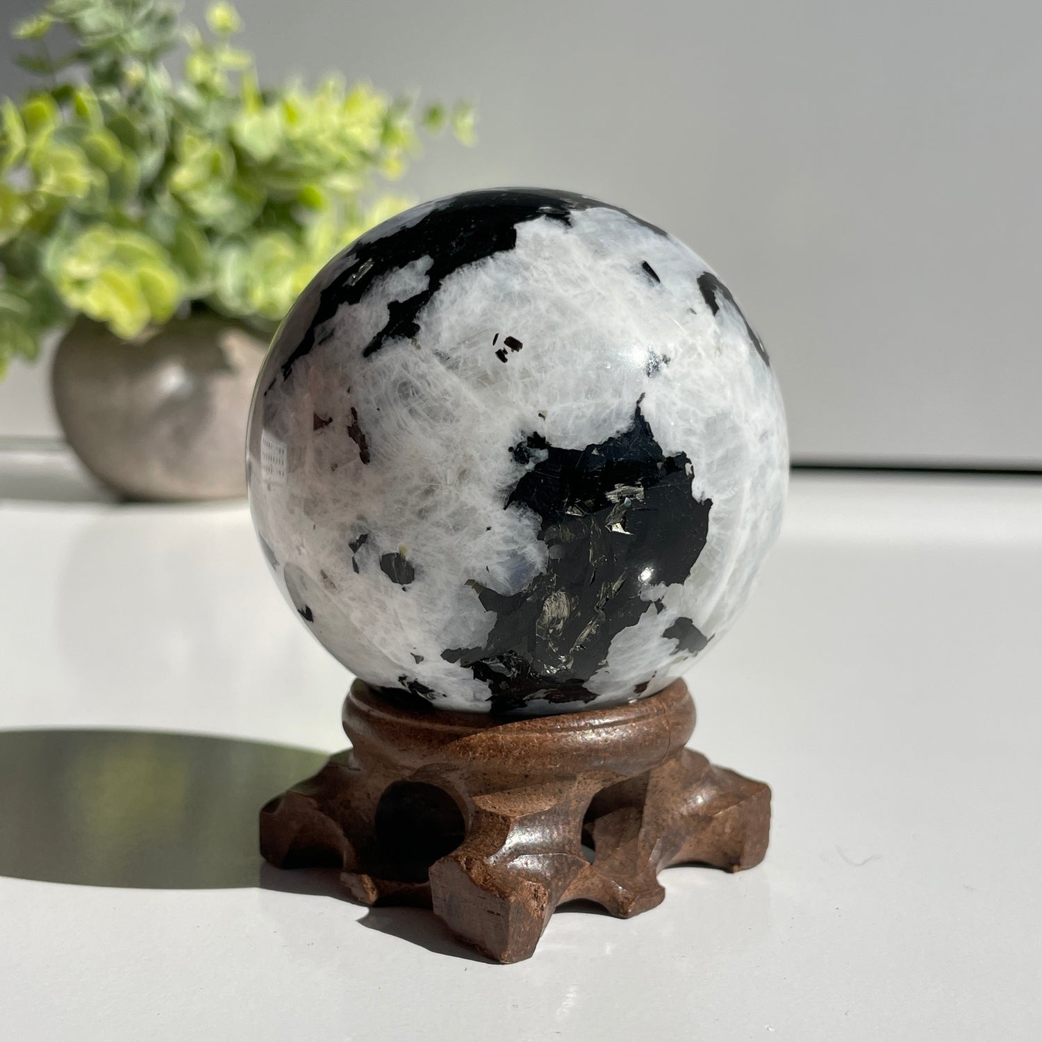 Moonstone Sphere 6.3cm